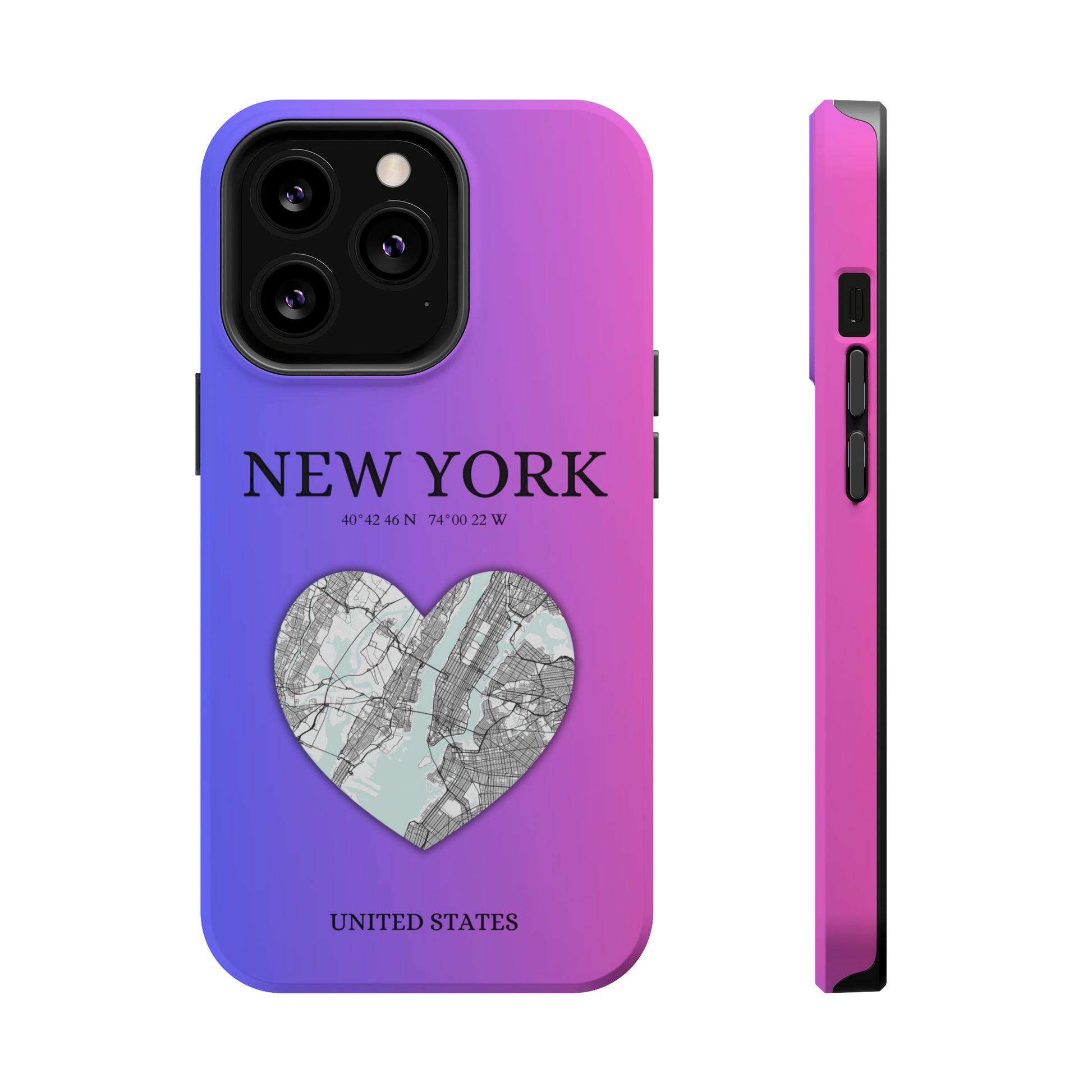 Add a touch of Dubai to your iPhone with the Red Heartbeat MagSafe Case, offering durable protection, seamless MagSafe compatibility, and a choice between matte or g-York Heartbeat - Magenta (iPhone MagSafe Case)