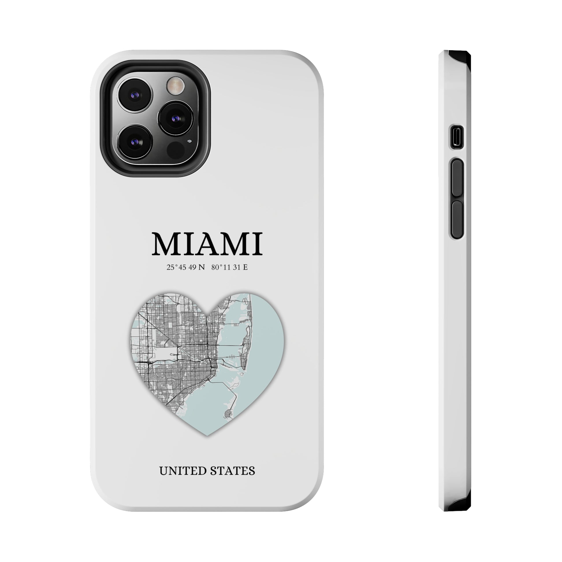 Miami Heartbeat - White (iPhone Case 11-15)Elevate your iPhone's style with Rima's Miami Heartbeat case. Sleek, durable protection for models 11-15. Free US shipping.RimaGallery