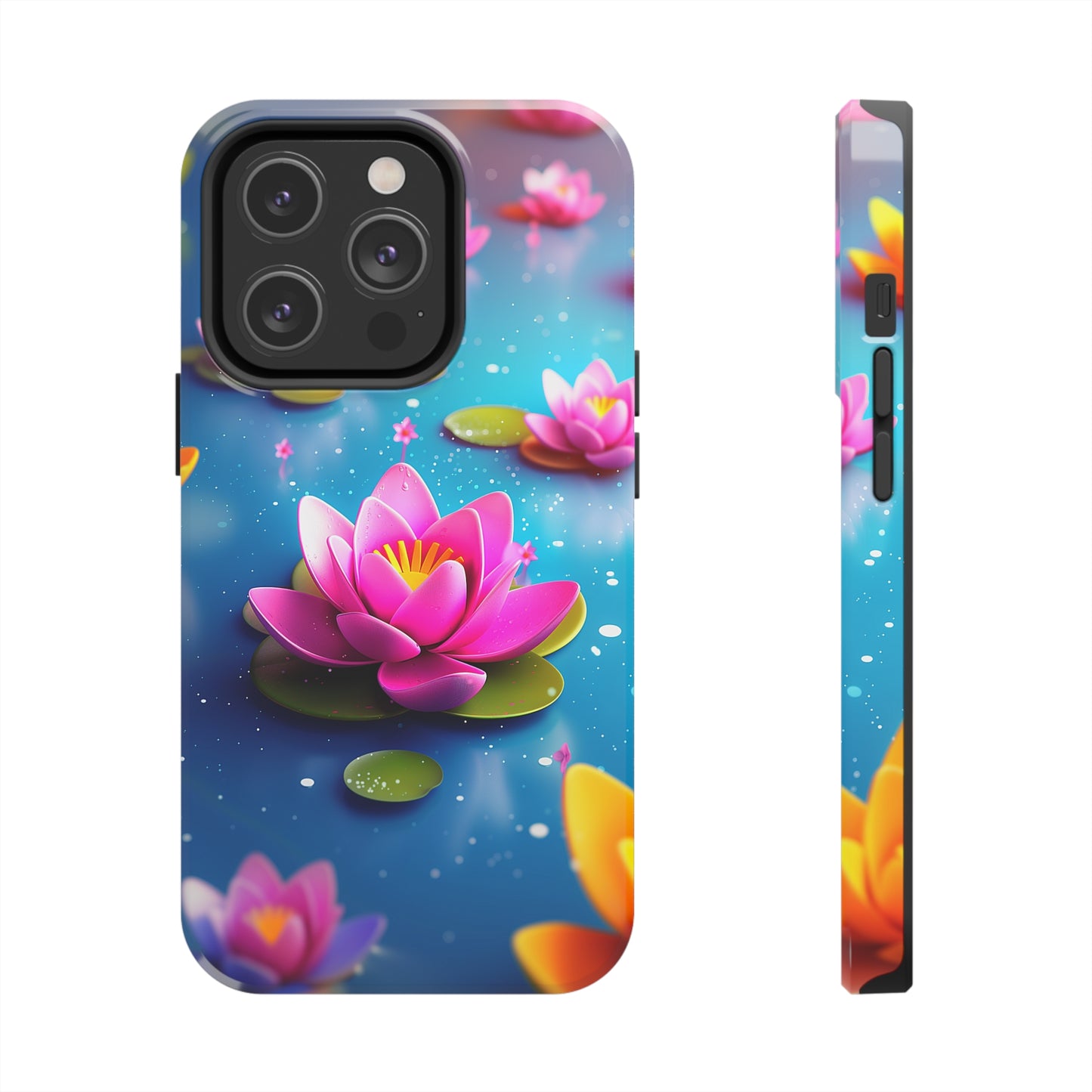 Lotus Lagoon (iPhone Case 11-15)Enhance your iPhone 11-15 with RIMA's Tough Case: Sleek design, double-layer protection, and wireless charging friendly. Perfect for the urban lifestyle.RimaGallery