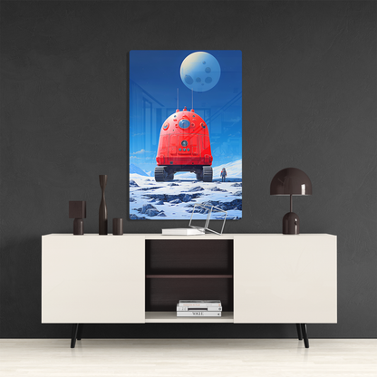 Galactic Outpost (Acrylic)Galactic Outpost  acrylic print brings museum-quality art into your home. The crystal clear 1⁄4” acrylic panel gives a smooth glass-like finish for stunning prints. RimaGallery