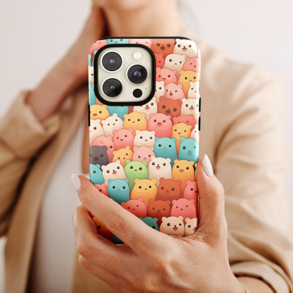 Bearable Cuteness (iPhone Case 11-15)Upgrade Your iPhone with RIMA's Tough Case: Combining sleek style and unmatched protection for iPhone 11-15 models. Durable, fashionable, and eco-friendly. Shop now RimaGallery