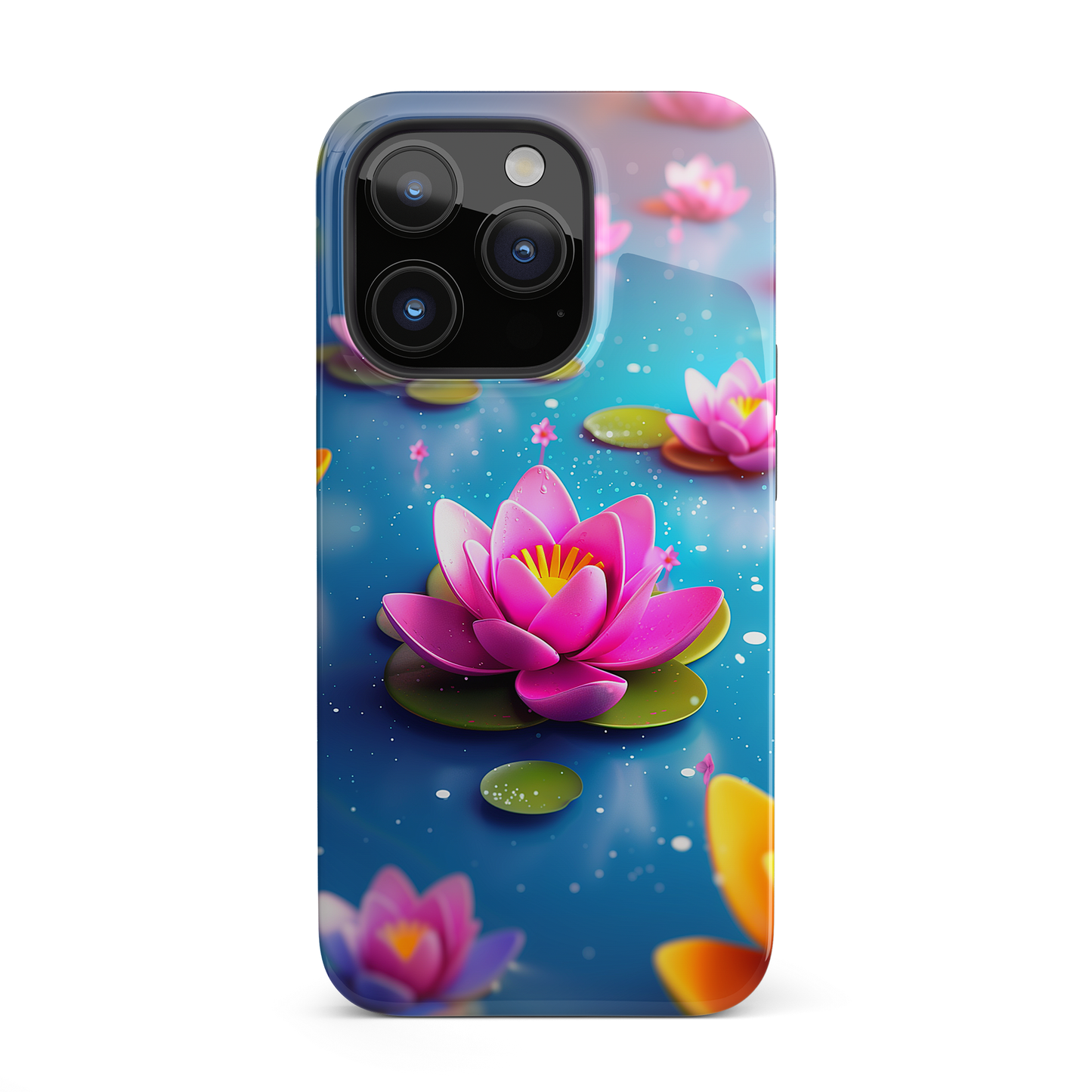 Lotus Lagoon (iPhone Case 11-15)Enhance your iPhone 11-15 with RIMA's Tough Case: Sleek design, double-layer protection, and wireless charging friendly. Perfect for the urban lifestyle.RimaGallery