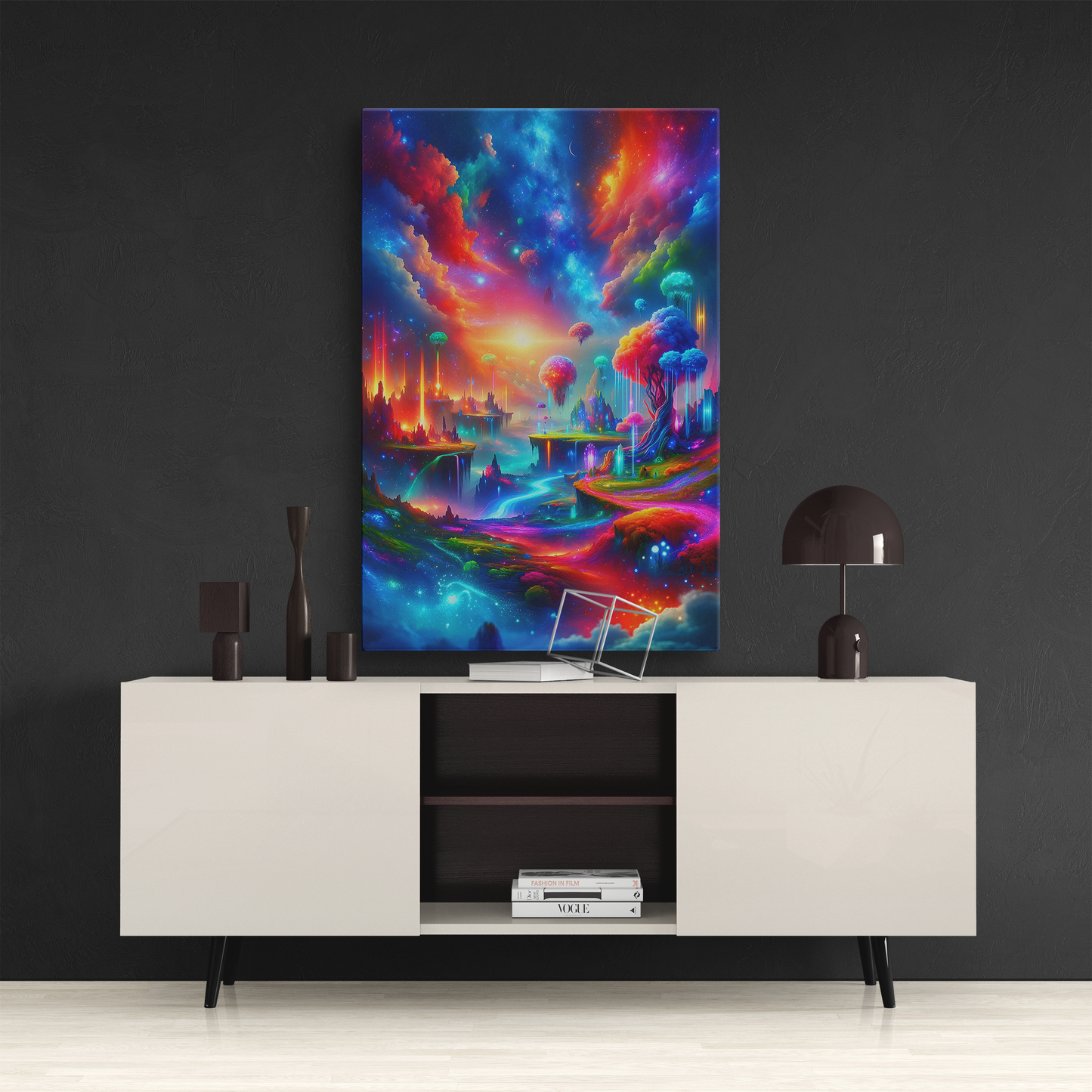 Vivid Dreamscape Fusion (Canvas)Engaging Introductory Paragraph:
Struggling with low-quality canvases? Switch to RimaGallery! Our canvases are more than just a purchase; they're a statement of qualRimaGallery
