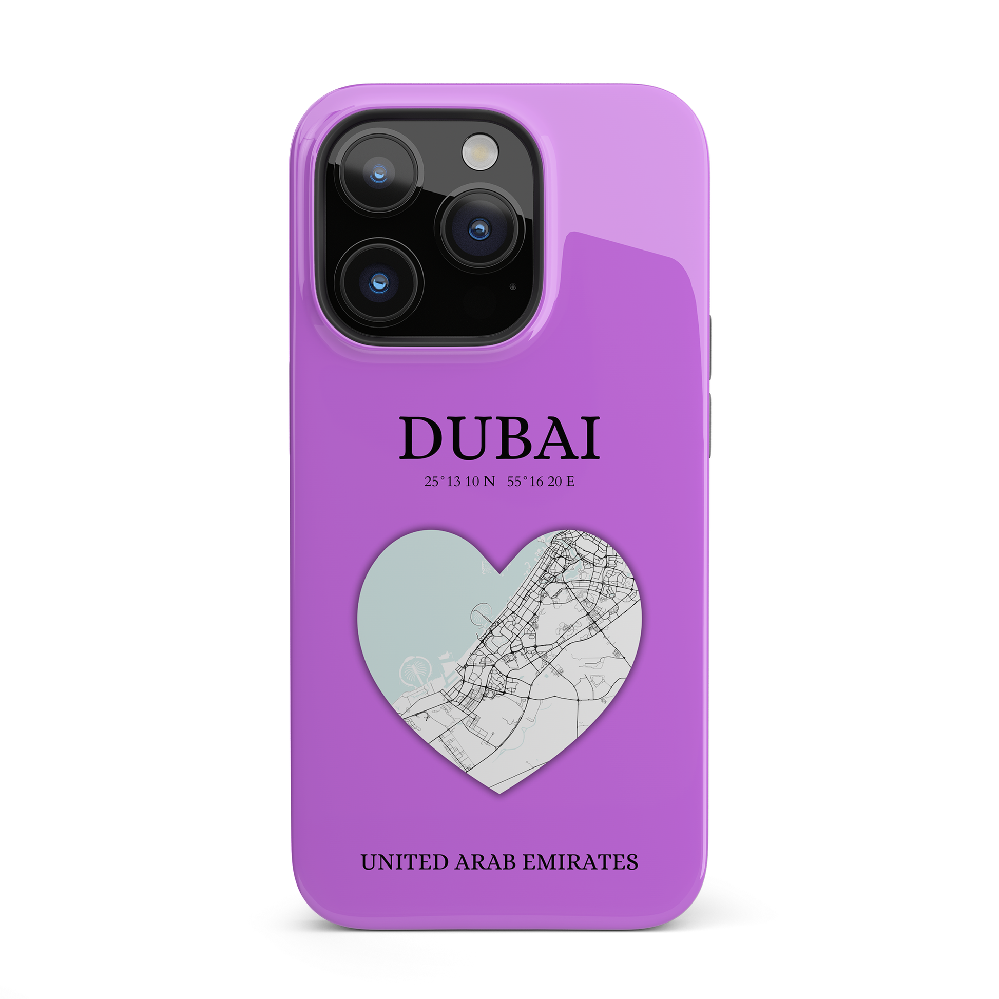 Dubai Heartbeat - Purple (iPhone MagSafe Case)Elevate your iPhone's style with the Dubai Heartbeat Purple MagSafe Case, offering robust protection, MagSafe compatibility, and a choice of matte or glossy finish. RimaGallery