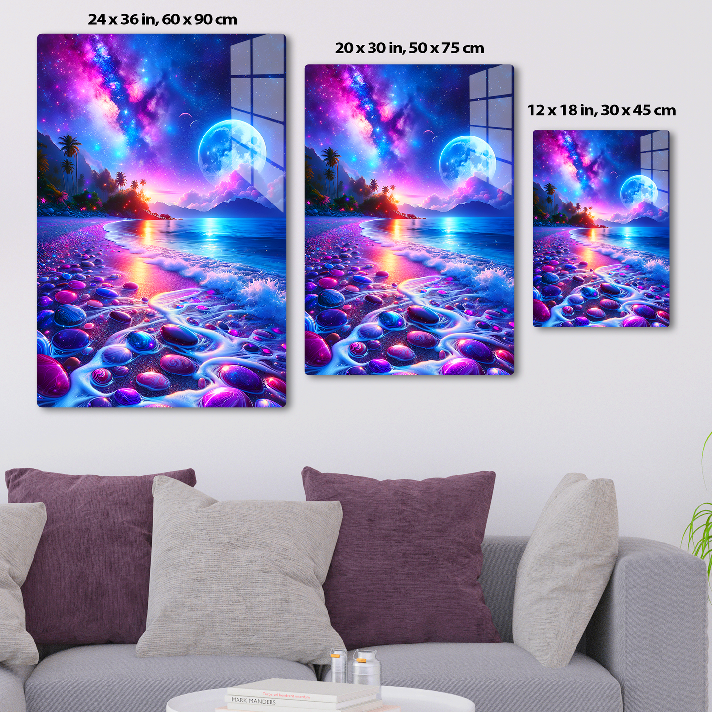 Moonglade Mirage (Acrylic)Make a design statement with Moonglade Mirage acrylic prints from RimaGallery. The sleek 1⁄4" acrylic material creates a glass-like illusion for your wall art. PrintRimaGallery