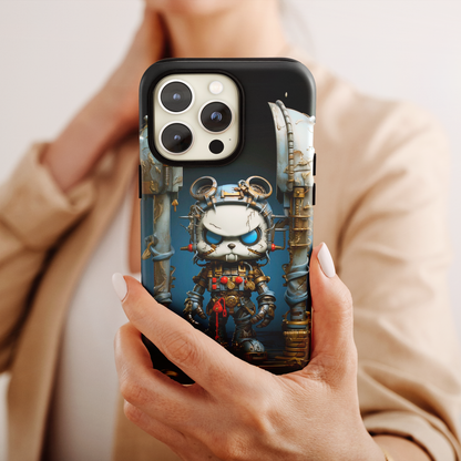 Steampunk Sentry (iPhone Case 11-15)RIMA Tough Phone Case: Unmatched Style &amp; Protection for iPhone 11, 12, 13, 14, &amp; 15 🛡️📱
Product Description:
Discover the RIMA Tough Phone Case, exclusivelRimaGallery