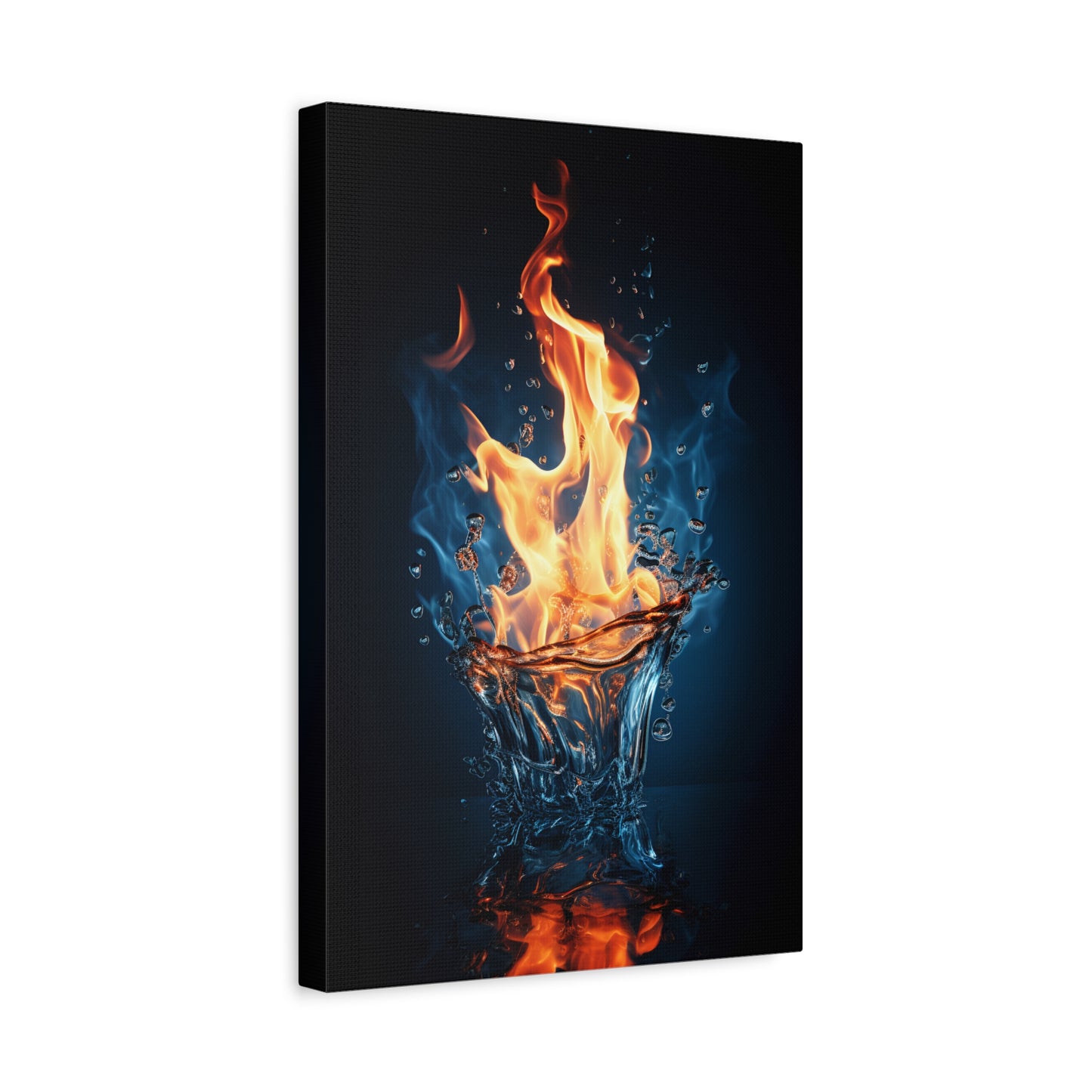 Water Flame (Canvas)Water Flame (Canvas  Matte finish, stretched, with a depth of 1.25 inches)
Make an art statement with RimaGallery's responsibly made canvases. Eco-friendly cotton/poRimaGallery