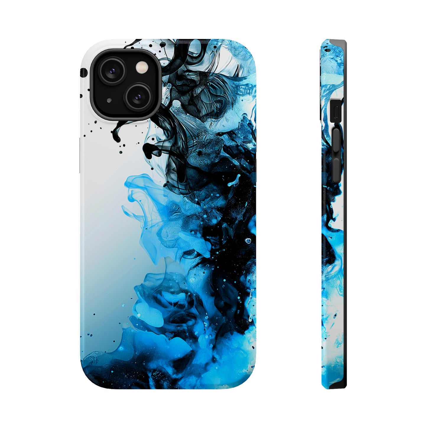 Ocean Fizz (iPhone MagSafe Case)Elevate your iPhone's protection and style with RimaGallery's Ink swirls in oceanic hues on a MagSafe Case. Enjoy dual-layer defense, vibrant design choices, and MagRimaGallery