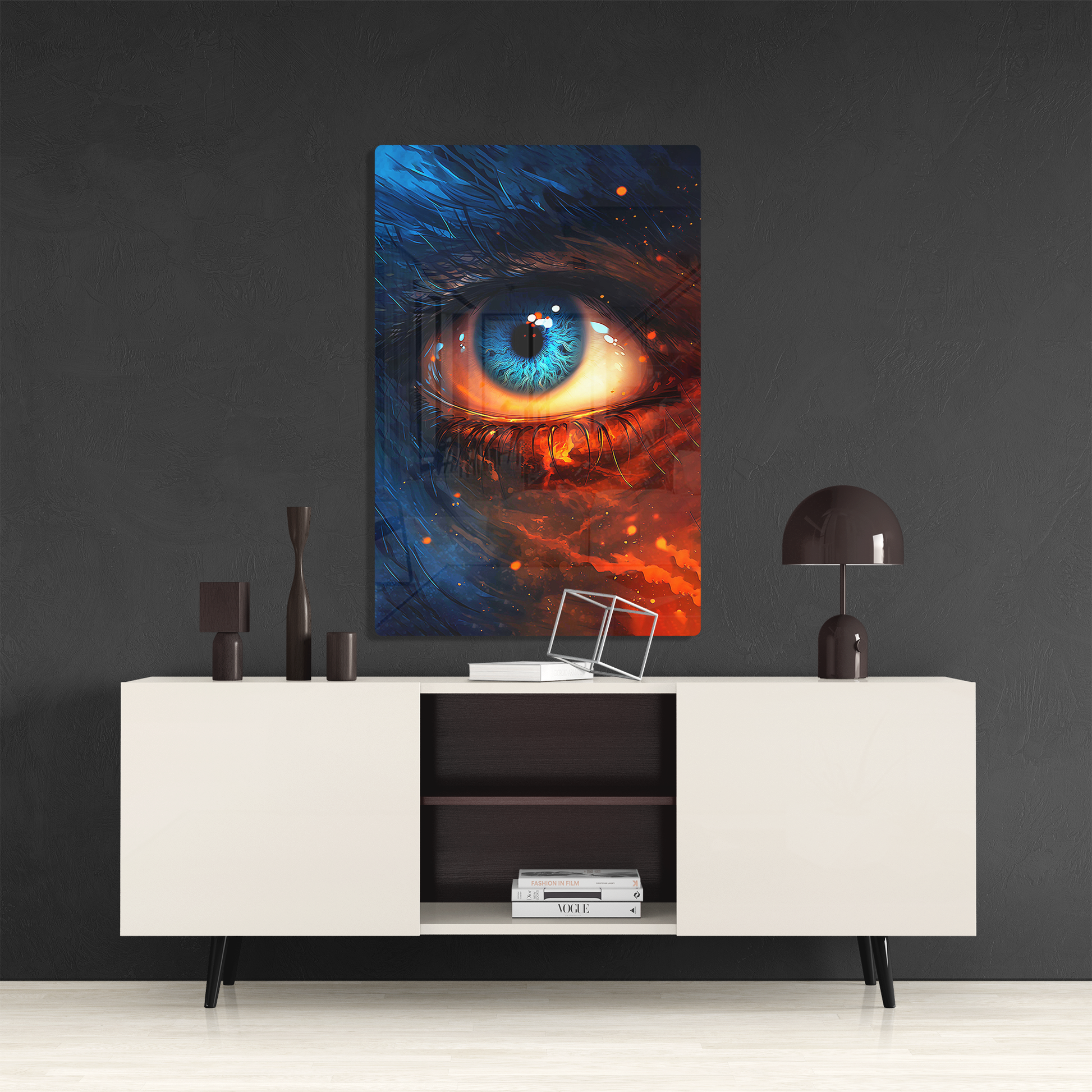 Stellar Eye (Acrylic)Stellar Eye Acrylic Wall Art with a Glass-Like Finish that Will Take Your Breath AwayElevate Any Ambiance with Stellar Eye Acrylic Print🌟:Discover the brilliance ofRimaGallery