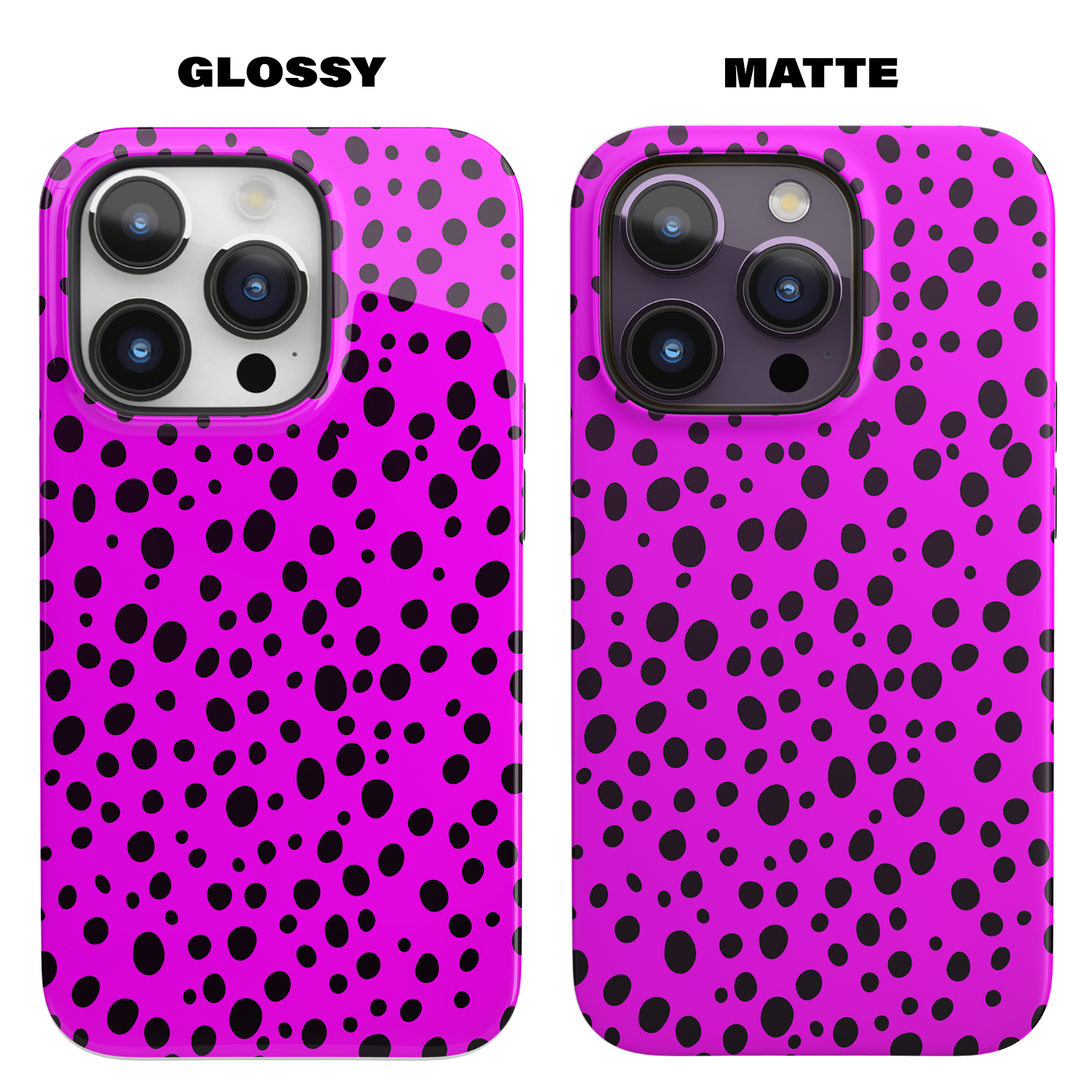 Dotted Delight - Purple (iPhone MagSafe Case)Elevate your iPhone's style with a Purple surface with scattered dark dots and a MagSafe Case, offering robust protection, MagSafe compatibility, and a choice of matRimaGallery