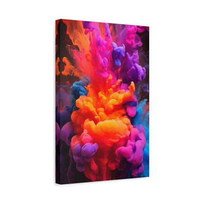 Neon Smoke (Canvas)Neon Smoke (Canvas  Matte finish, stretched, with a depth of 1.25 inches)
Make an art statement with RimaGallery's responsibly made canvases. Eco-friendly cotton/polRimaGallery