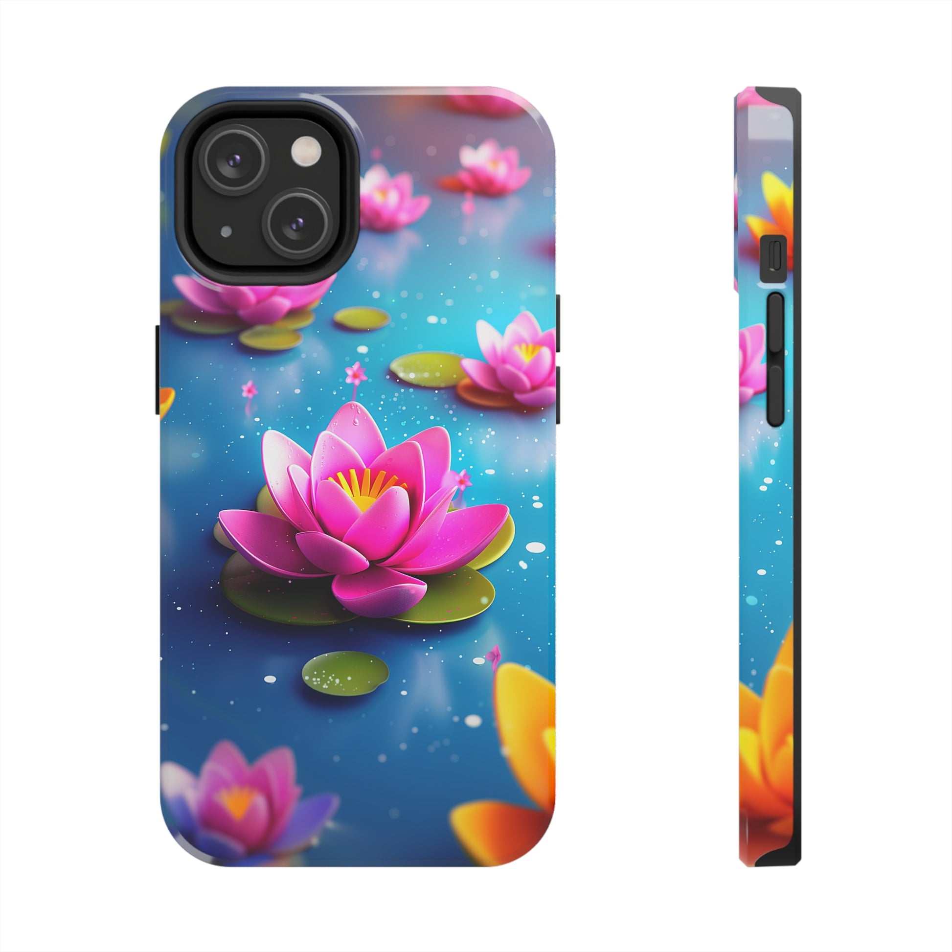 Lotus Lagoon (iPhone Case 11-15)Enhance your iPhone 11-15 with RIMA's Tough Case: Sleek design, double-layer protection, and wireless charging friendly. Perfect for the urban lifestyle.RimaGallery