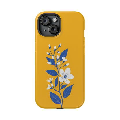 Indigo Bloom (iPhone MagSafe Case)Upgrade your phone's safety and style with Rima Gallery's Boo Beauty MagSafe Case. Dual-layer protection meets stunning design. Shop now for seamless MagSafe compatiRimaGallery