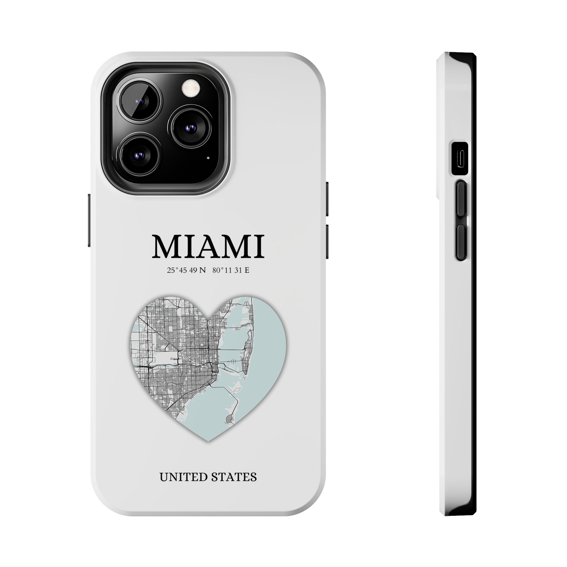 Miami Heartbeat - White (iPhone Case 11-15)Elevate your iPhone's style with Rima's Miami Heartbeat case. Sleek, durable protection for models 11-15. Free US shipping.RimaGallery