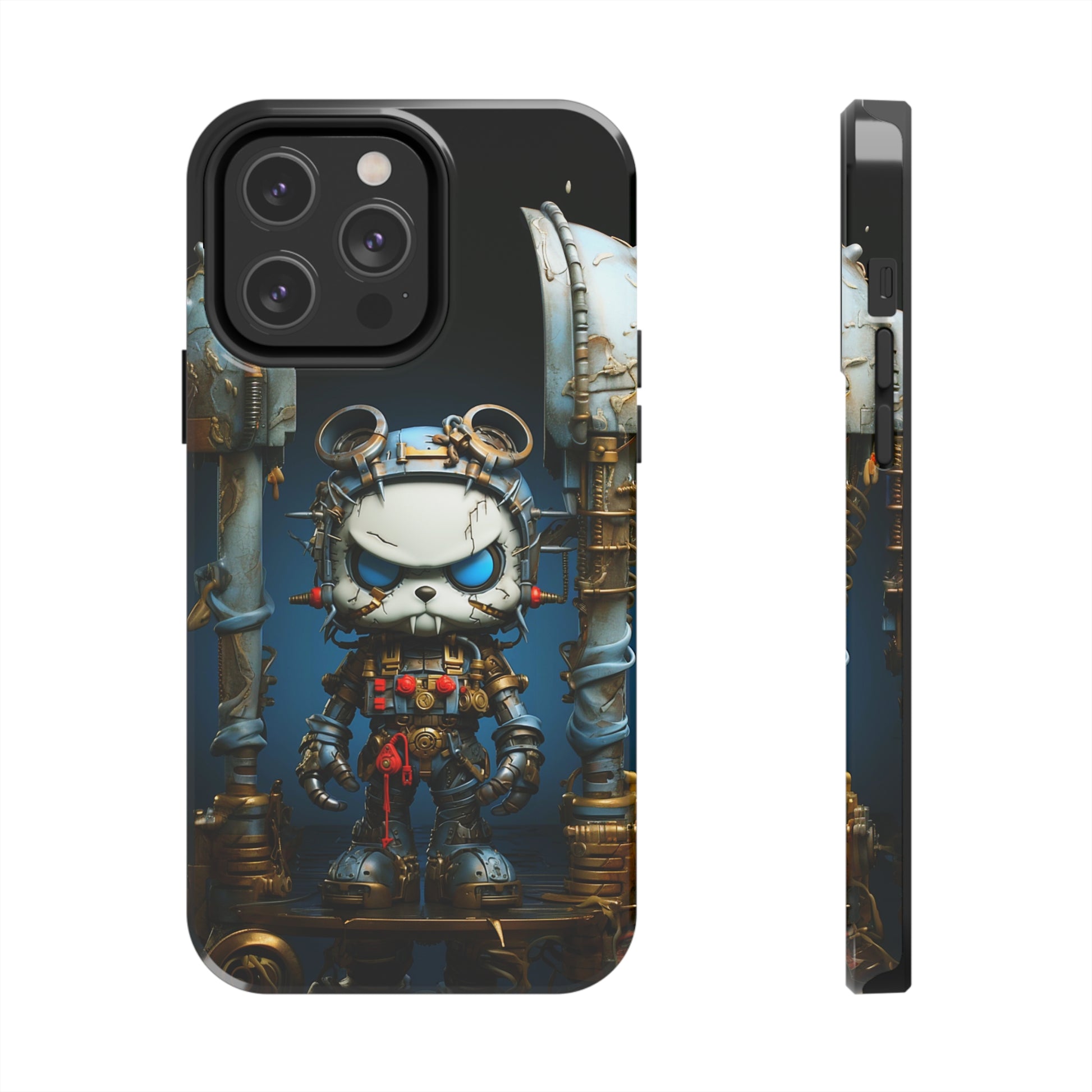 Steampunk Sentry (iPhone Case 11-15)RIMA Tough Phone Case: Unmatched Style &amp; Protection for iPhone 11, 12, 13, 14, &amp; 15 🛡️📱
Product Description:
Discover the RIMA Tough Phone Case, exclusivelRimaGallery