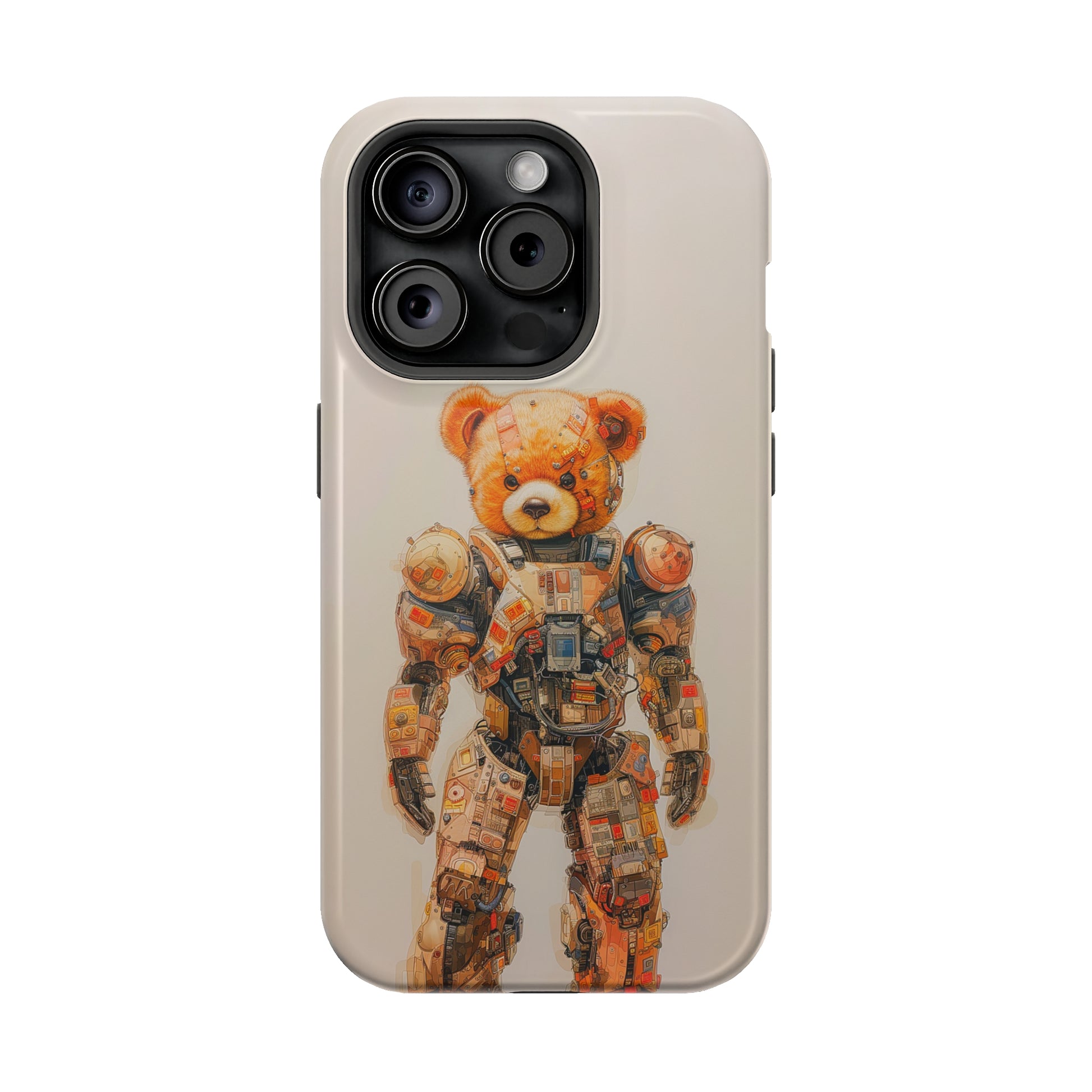 Teddy Mech (iPhone MagSafe Case)Teddy Mech Revolutionize your iPhone's look and feel with RIMA Tough Phone Case – ultimate protection meets elegant style for iPhone 11-15. Grab yours now! 🛡️📱RimaGallery