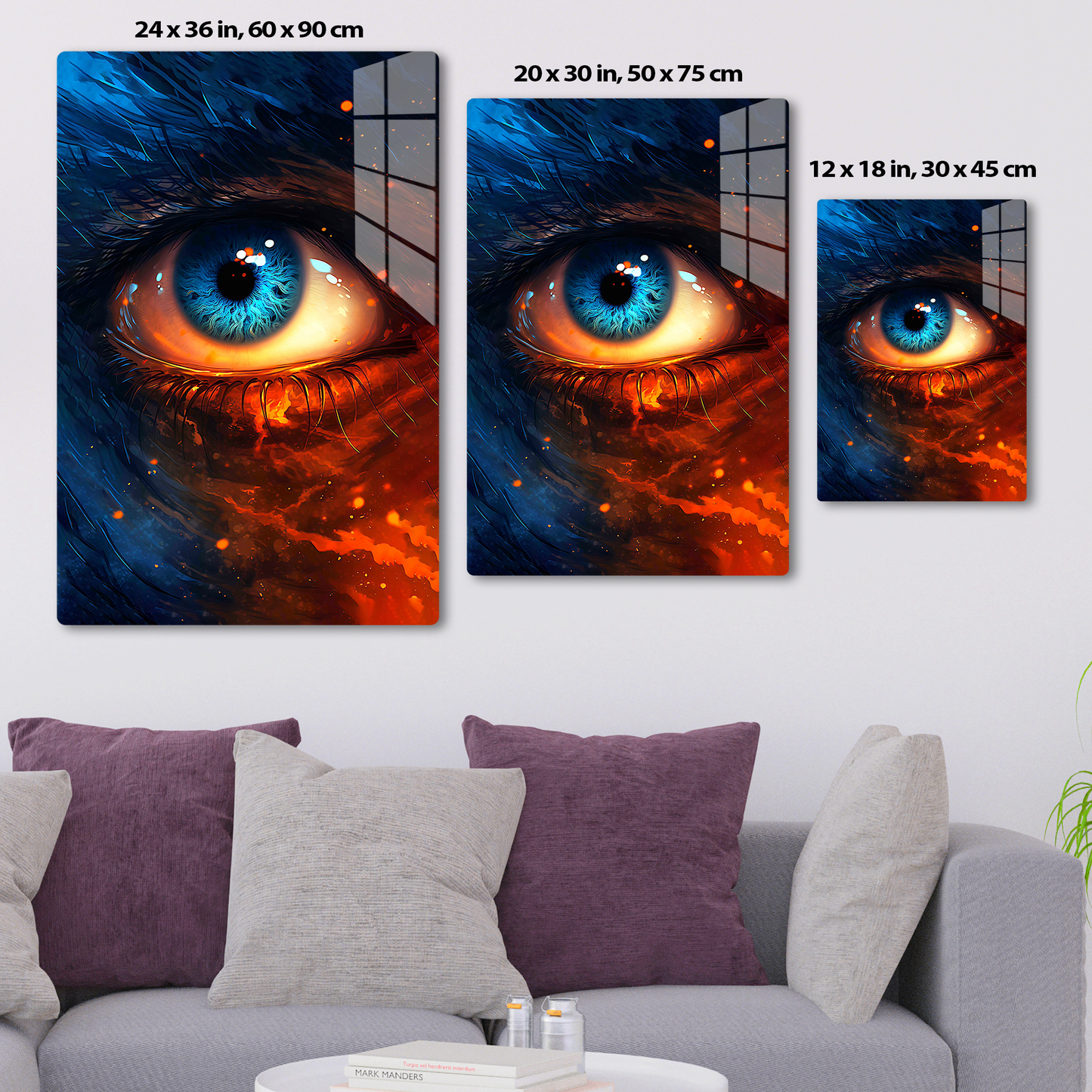 Stellar Eye (Acrylic)Stellar Eye Acrylic Wall Art with a Glass-Like Finish that Will Take Your Breath AwayElevate Any Ambiance with Stellar Eye Acrylic Print🌟:Discover the brilliance ofRimaGallery