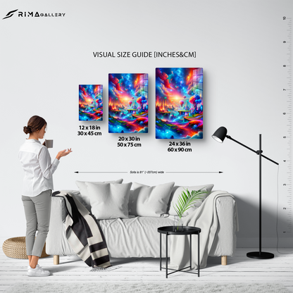 Vivid Dreamscape Fusion (Acrylic)Vivid Dreamscape Fusion
Transform your space with our elegant Acrylic Prints, where art meets modernity. Experience superior quality with high-grade acrylic and vibrRimaGallery