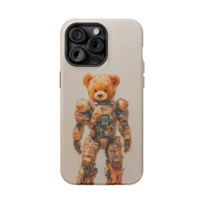 Teddy Mech (iPhone MagSafe Case)Teddy Mech Revolutionize your iPhone's look and feel with RIMA Tough Phone Case – ultimate protection meets elegant style for iPhone 11-15. Grab yours now! 🛡️📱RimaGallery