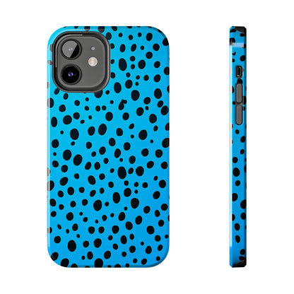 Dotted Delight - Sky Blue (iPhone Case 11-15)