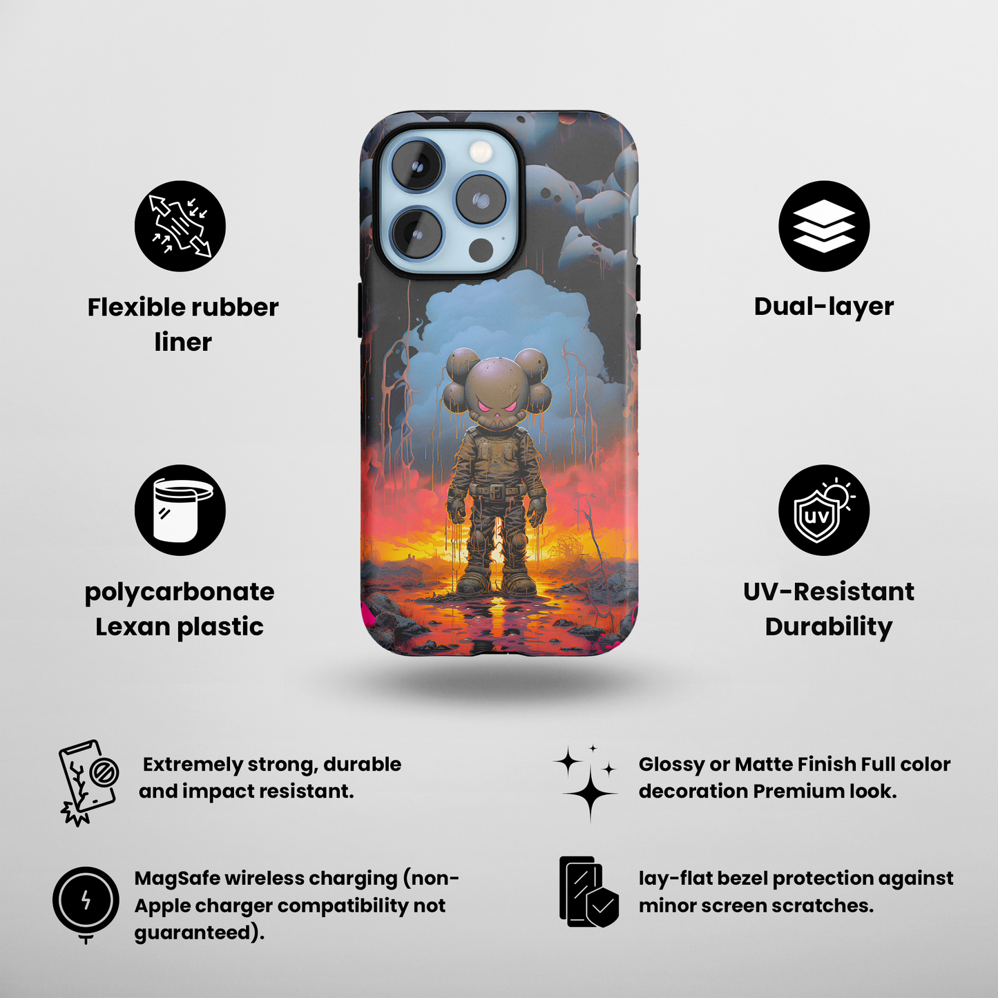 Dystopian Dreamer (iPhone MagSafe Case)Dystopian Dreamer
Discover the perfect fusion of style and protection with our MagSafe Durable Case. Shop now for top-tier smartphone safety in a sleek design. ExperRimaGallery