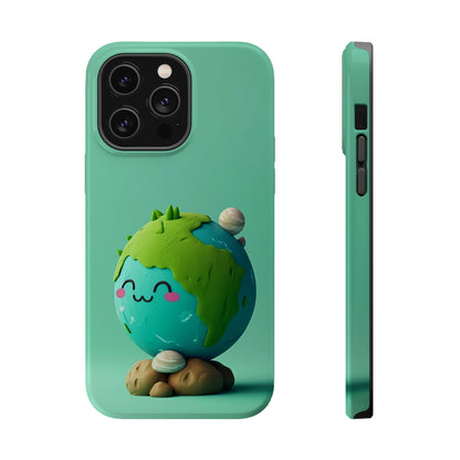 Adorable clay earth (iPhone MagSafe Case)Revolutionize your iPhone's look and feel with RIMA Tough Phone Case – ultimate protection meets elegant style for iPhone 11-15. Grab yours now! 🛡️📱RimaGallery