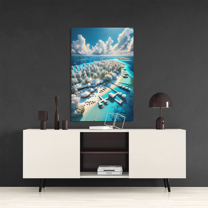 Iced Tropics (Acrylic)Make a statement with Iced Tropics acrylic prints. The 1⁄4" acrylic panel exudes the illusion of a smooth glass surface for vibrant artwork. Pre-installed hanging haRimaGallery