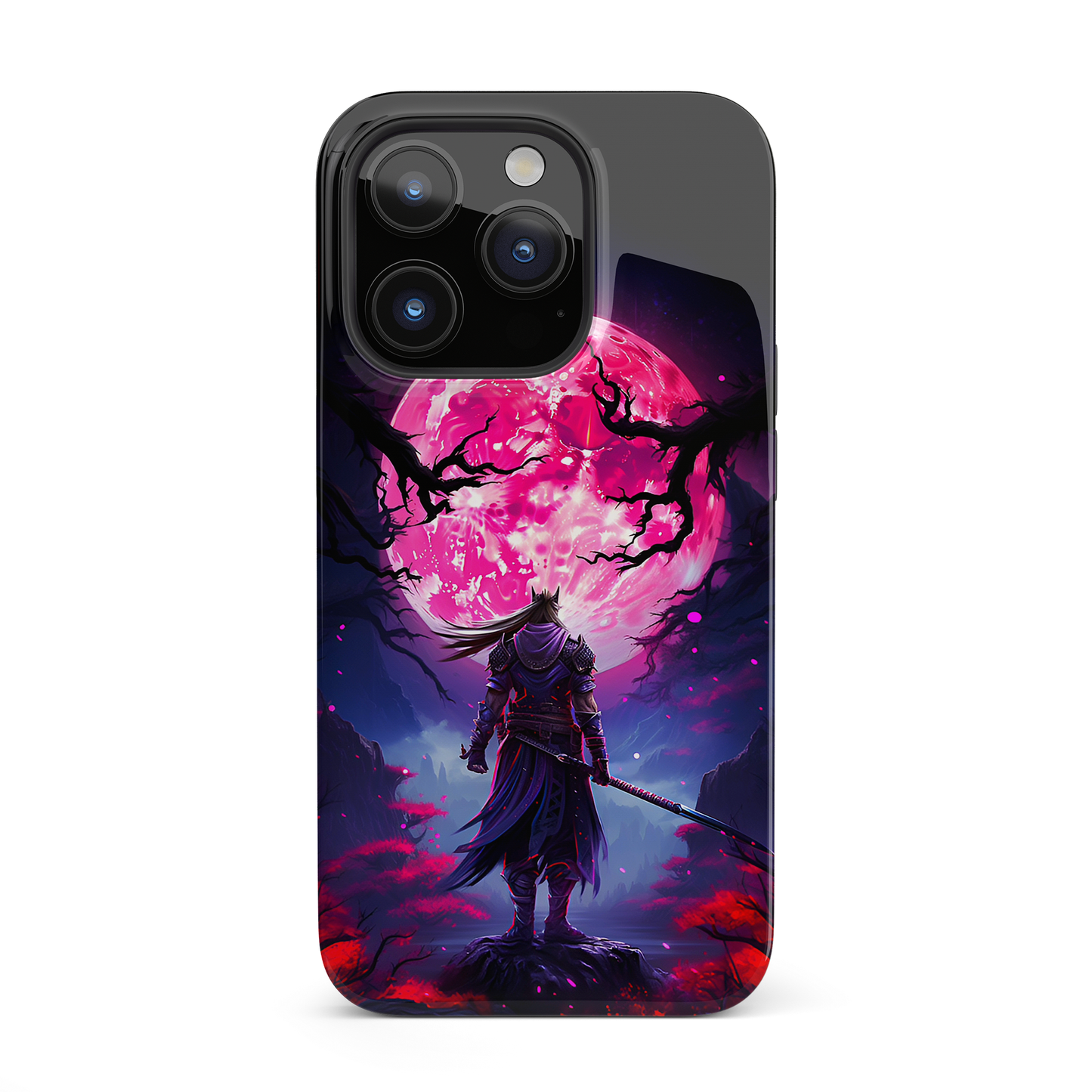 Crimson Moon Warrior (iPhone Case 11-15)RIMA Tough Phone Case: Unmatched Style &amp; Protection for iPhone 11, 12, 13, 14, &amp; 15 🛡️📱
Product Description:
Discover the RIMA Tough Phone Case, exclusivelRimaGallery