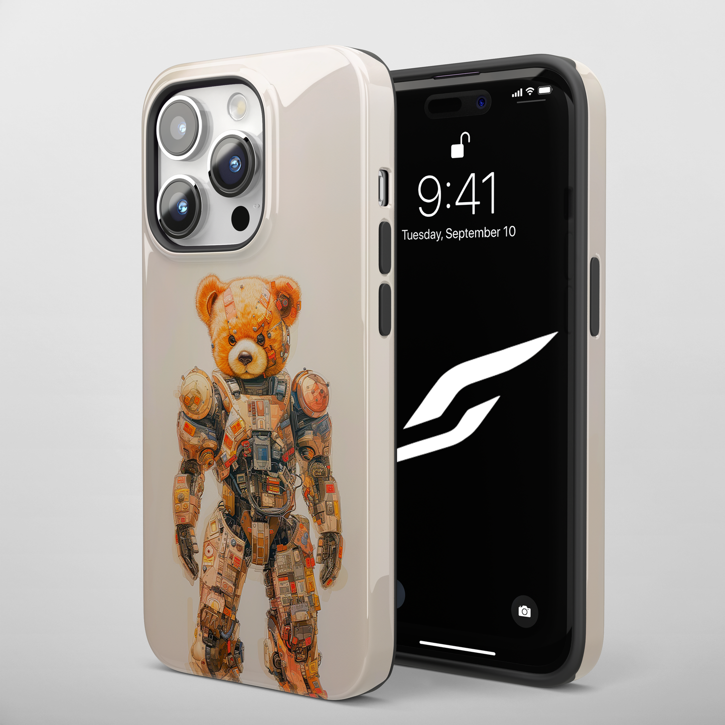 Teddy Mech (iPhone MagSafe Case)Teddy Mech Revolutionize your iPhone's look and feel with RIMA Tough Phone Case – ultimate protection meets elegant style for iPhone 11-15. Grab yours now! 🛡️📱RimaGallery