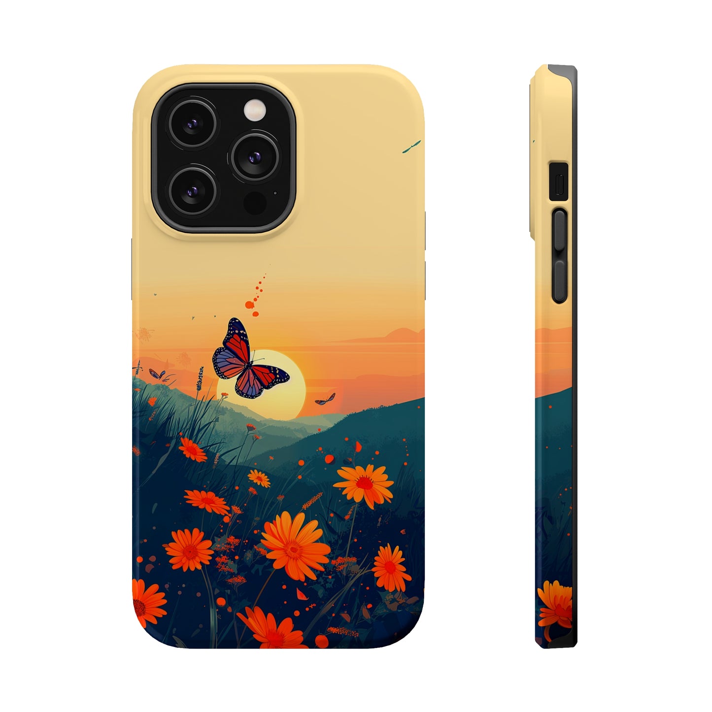 Flutter Bloom (iPhone MagSafe Case)Flutter Bloom Revolutionize your iPhone's look and feel with RIMA Tough Phone Case – ultimate protection meets elegant style for iPhone 11-15. Grab yours now! 🛡️📱RimaGallery