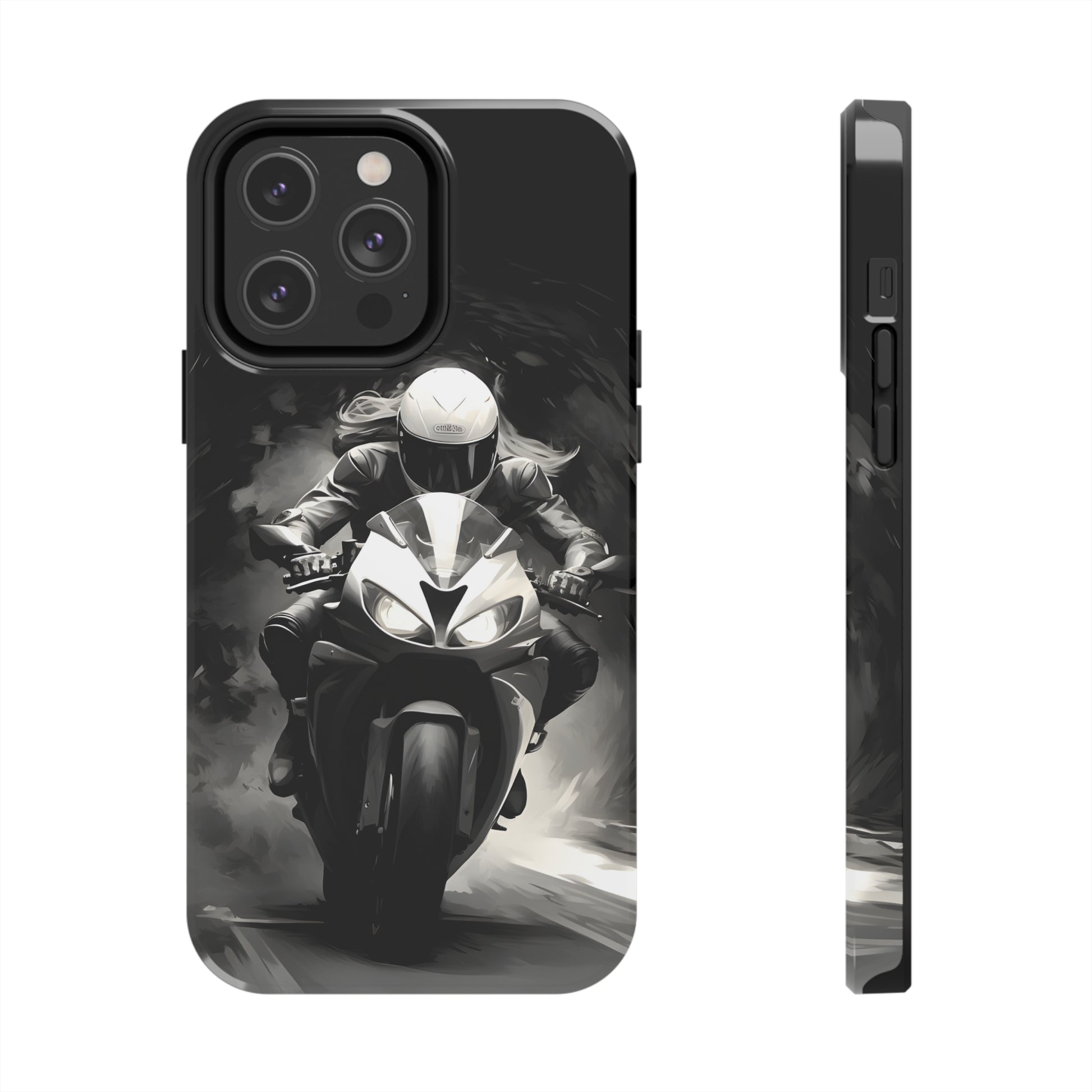 Female Night Biking (iPhone Case 11-15)RIMA Tough Phone Case for iPhone 11, 12, 13, 14, &amp; 15 : Female Night Biking with Glossy Finish 📱✨
Protect your iPhone models 11 through 15 in style with this duRimaGallery