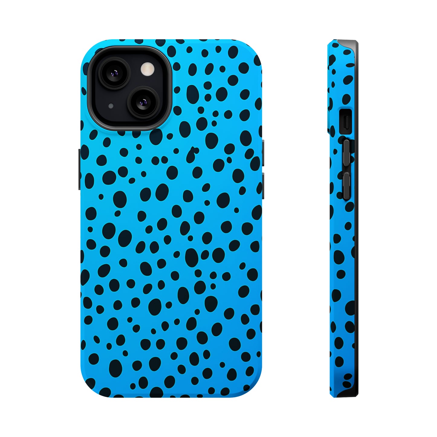 Dotted Delight - Sky Blue (iPhone MagSafe Case)Elevate your iPhone's style with a Sky Blue surface with scattered dark dots and a MagSafe Case, offering robust protection, MagSafe compatibility, and a choice of mRimaGallery