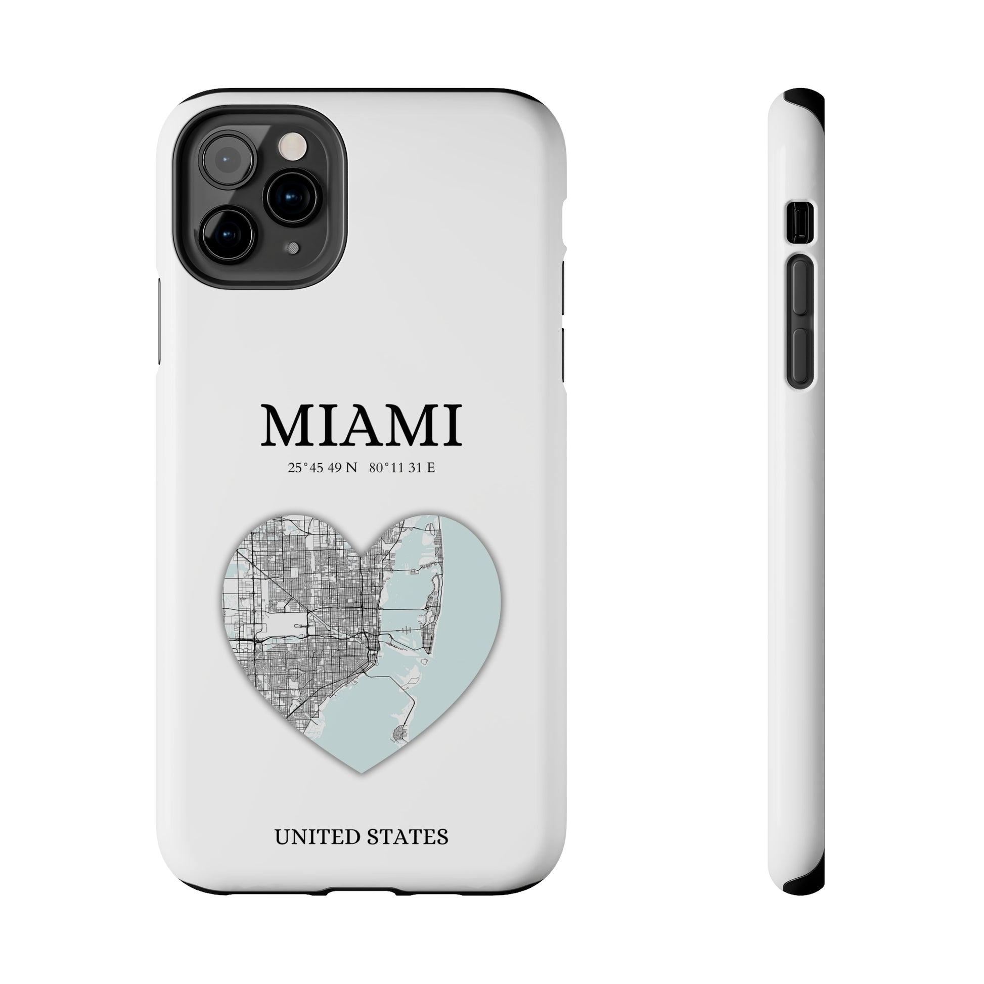 Miami Heartbeat - White (iPhone Case 11-15)Elevate your iPhone's style with Rima's Miami Heartbeat case. Sleek, durable protection for models 11-15. Free US shipping.RimaGallery