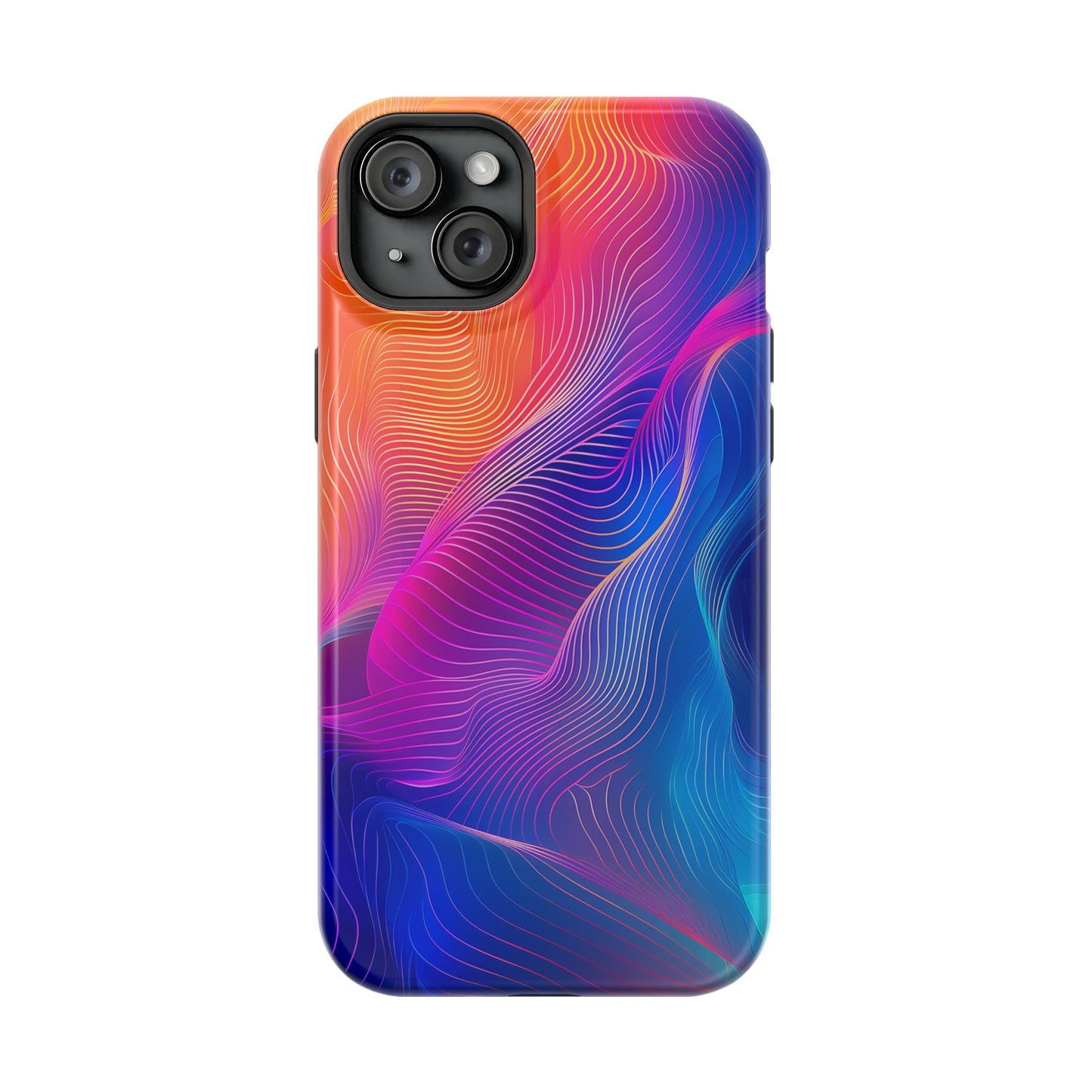 Colorflow Essence (iPhone MagSafe Case)Rima Gallery presents the exclusive Psychedelic Flow MagSafe Durable Case For iphone 13, 14, 15, Pro, Max. Upgrade to our iPhone 13-15 MagSafe Case: Dual-layer proteRimaGallery