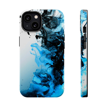 Ocean Fizz (iPhone MagSafe Case)Elevate your iPhone's protection and style with RimaGallery's Ink swirls in oceanic hues on a MagSafe Case. Enjoy dual-layer defense, vibrant design choices, and MagRimaGallery