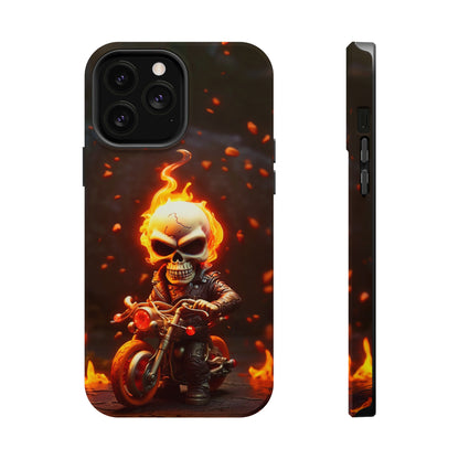 Tiny Skull Biker (iPhone MagSafe Case)Tiny Skull Biker MagSafe Durable Case: Style Meets Protection 📱✨
Upgrade your device with Rima Gallery's Tiny Skull Biker MagSafe Durable Case. This case isn’t justRimaGallery