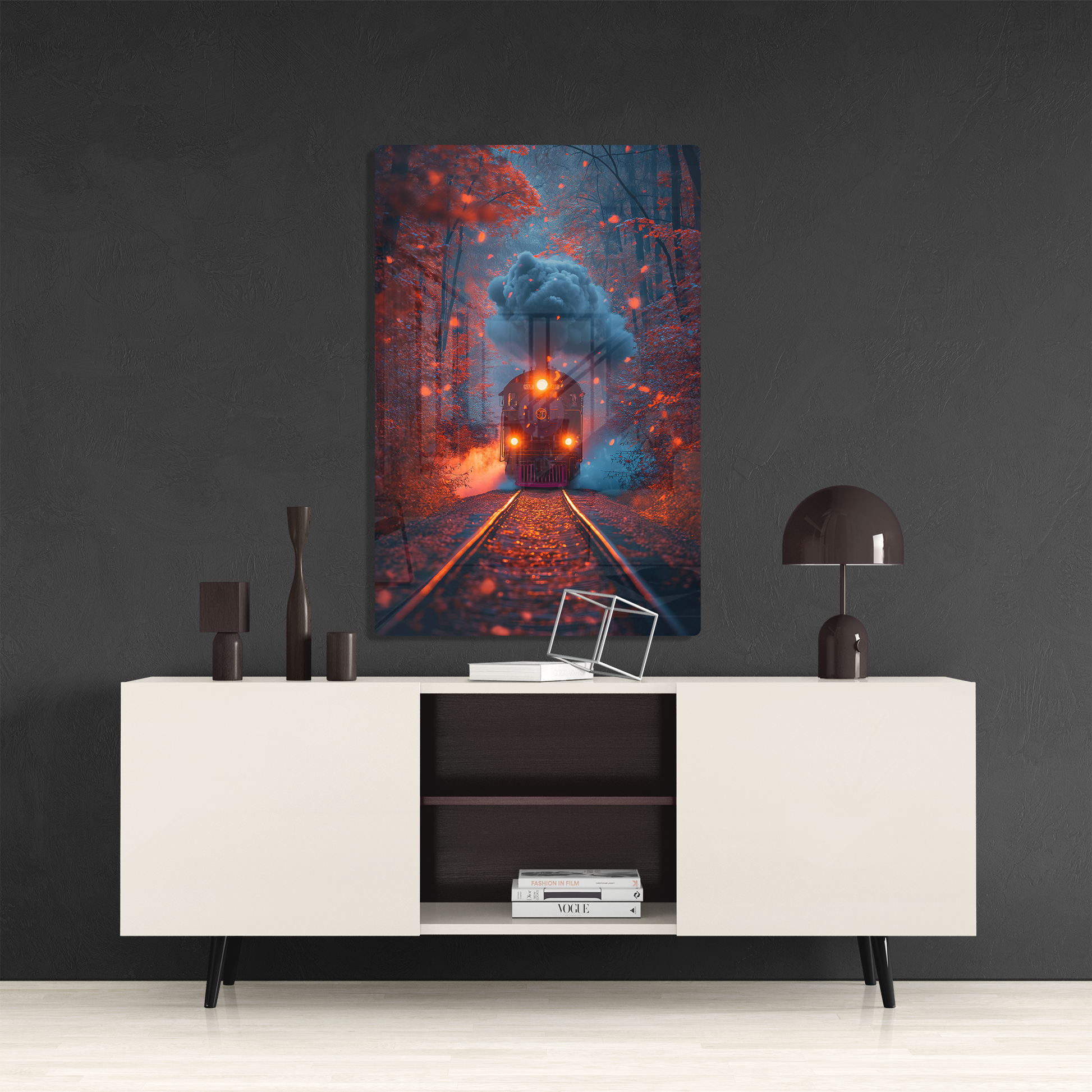 Autumn Journey (Acrylic)Make a statement with Autumn Journey acrylic prints. The 1⁄4" acrylic panel exudes the illusion of a smooth glass surface for vibrant artwork. Pre-installed hanging RimaGallery