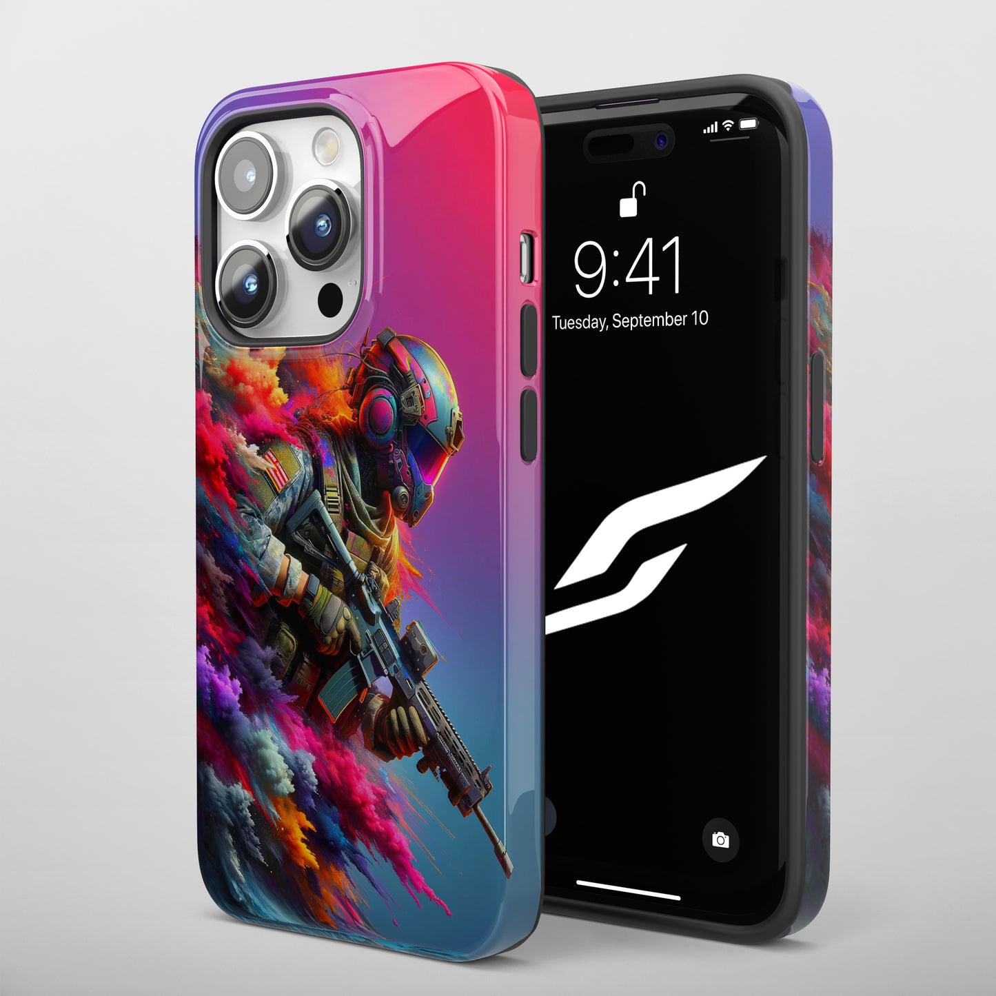 Spectral Sentinel (iPhone Case 11-15)Upgrade to RIMA: The Ultimate Eco-Friendly Case for iPhone 11-15. Combining style with sustainability, our cases feature chic, minimalist designs and top-tier protecRimaGallery