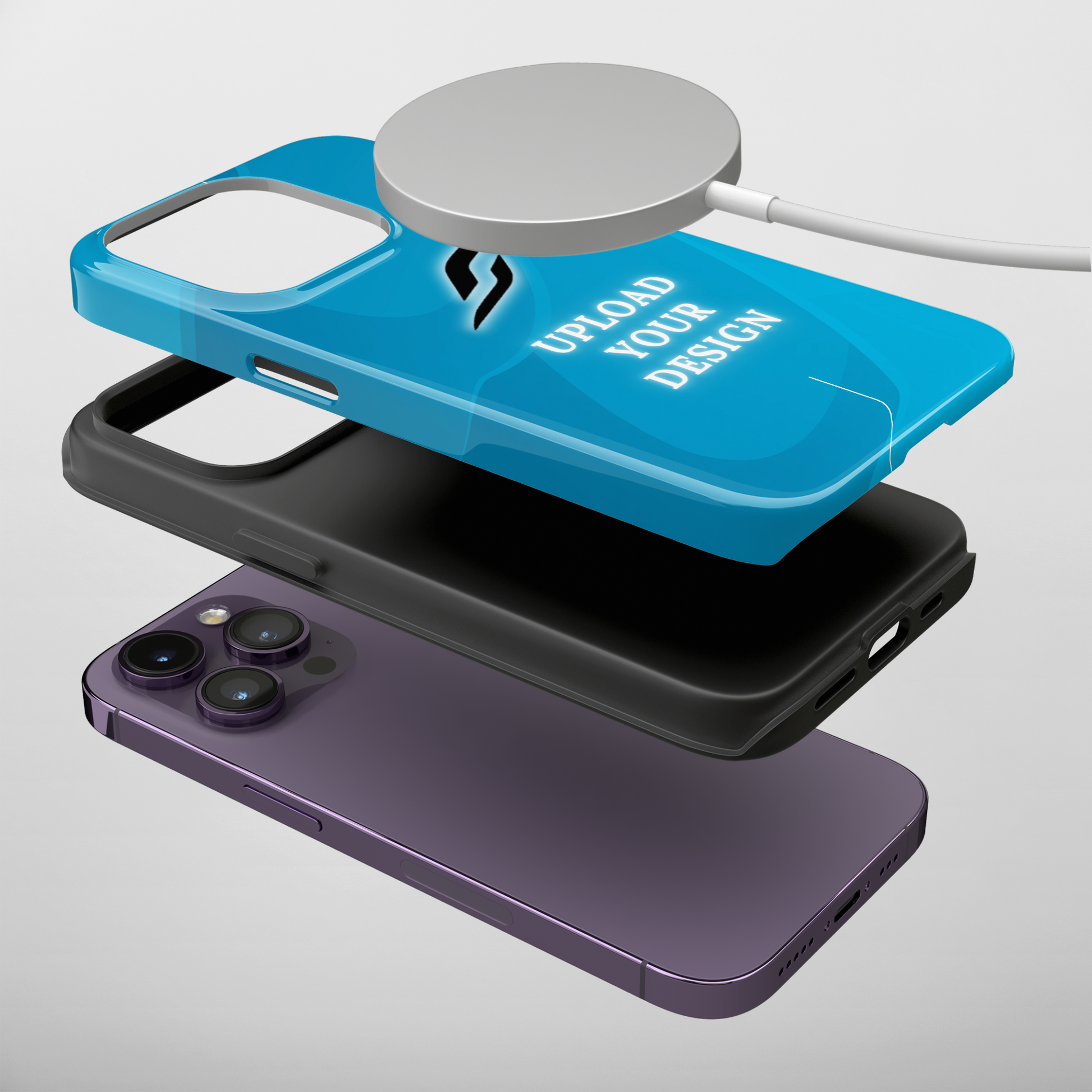 Upload Your Design - iPhone Case 11-15RIMA Tough Phone Case: Sleek &amp; Secure for iPhone 11 to 15 🌟Quick Glance:🛡️ Double Layer Defense: Tough polycarbonate shell with a soft rubber lining for ultimaRimaGallery