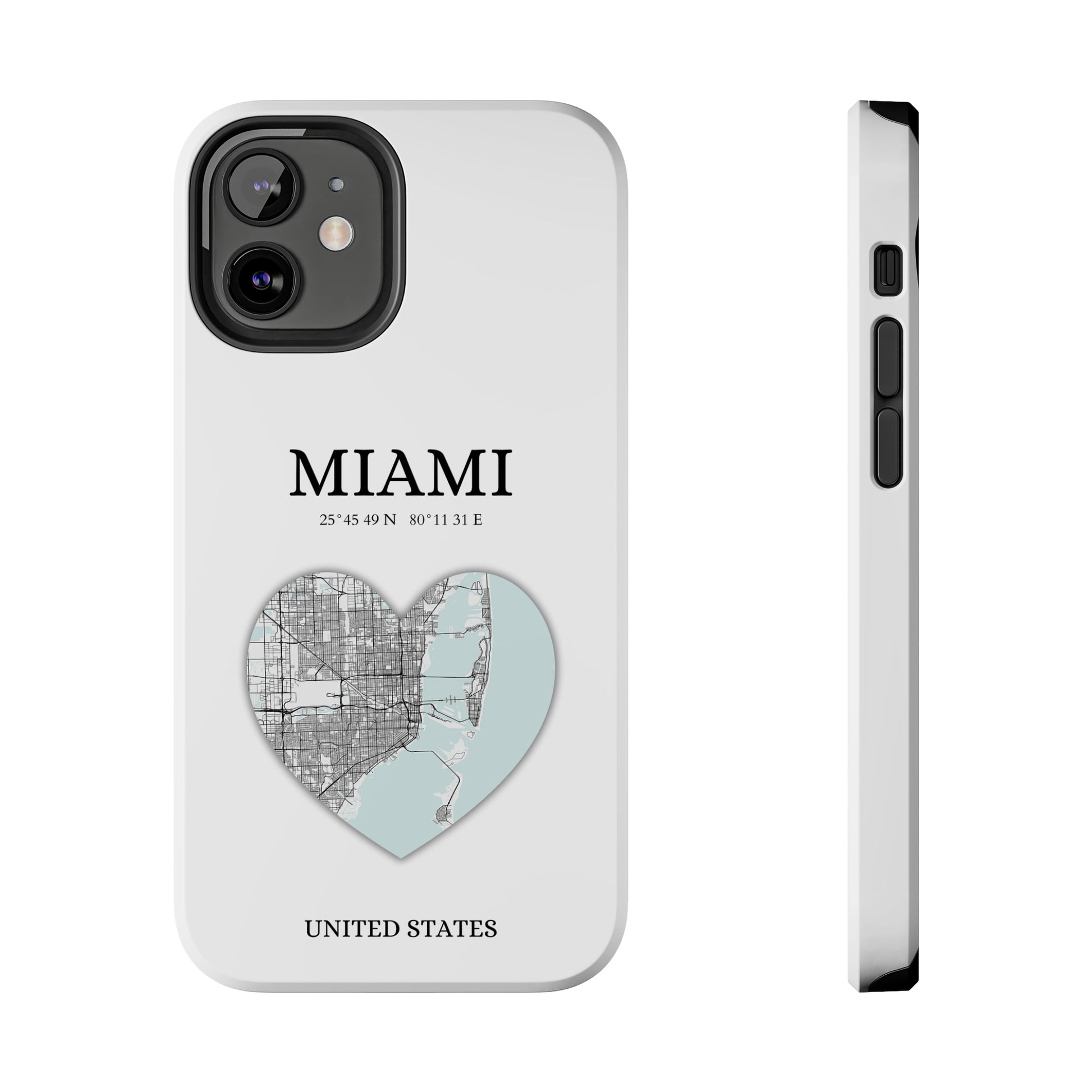 Miami Heartbeat - White (iPhone Case 11-15)Elevate your iPhone's style with Rima's Miami Heartbeat case. Sleek, durable protection for models 11-15. Free US shipping.RimaGallery