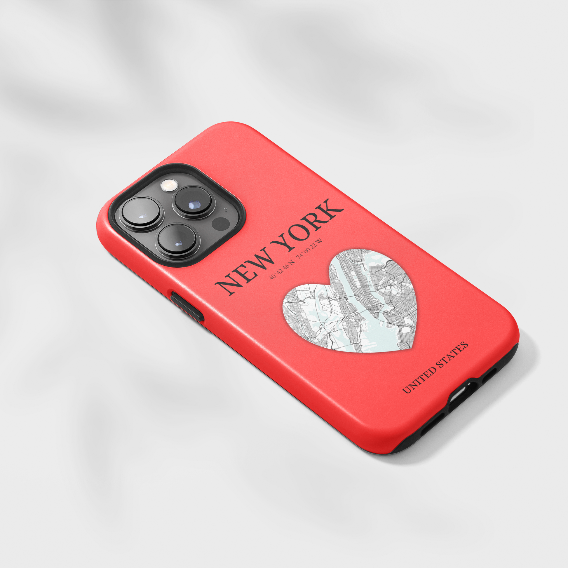 Add a touch of New York to your iPhone with the Red Heartbeat MagSafe Case, offering durable protection, seamless MagSafe compatibility, and a choice between matte o-York Heartbeat - Red (iPhone MagSafe Case)