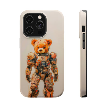 Teddy Mech (iPhone MagSafe Case)Teddy Mech Revolutionize your iPhone's look and feel with RIMA Tough Phone Case – ultimate protection meets elegant style for iPhone 11-15. Grab yours now! 🛡️📱RimaGallery