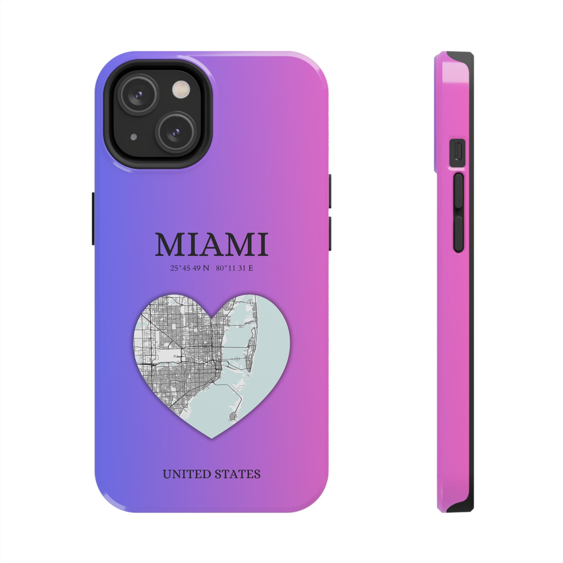 Miami Heartbeat - Magenta (iPhone Case 11-15)Elevate your iPhone's style with Rima's Miami Heartbeat case. Sleek, durable protection for models 11-15. Free US shipping.RimaGallery