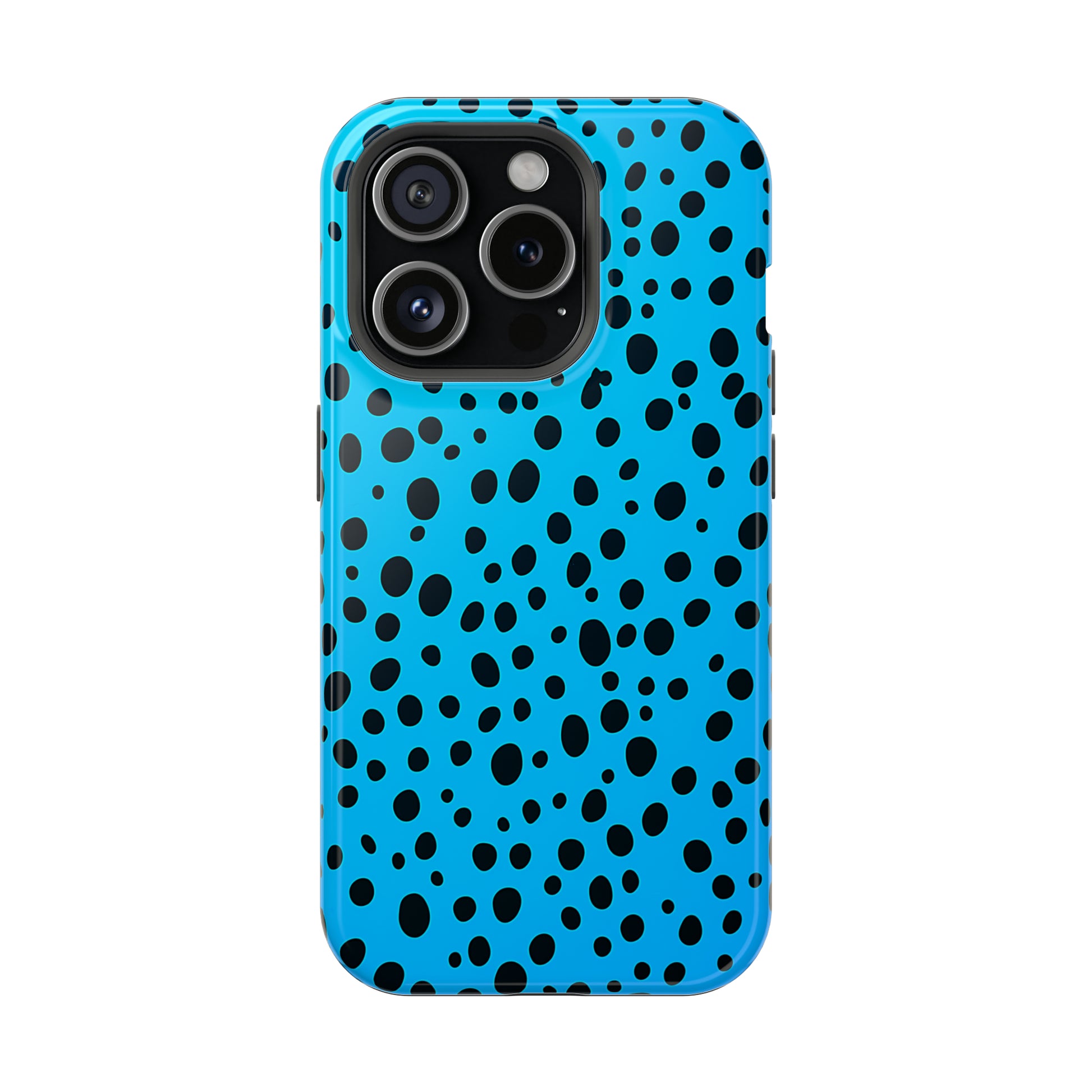 Dotted Delight - Sky Blue (iPhone MagSafe Case)Elevate your iPhone's style with a Sky Blue surface with scattered dark dots and a MagSafe Case, offering robust protection, MagSafe compatibility, and a choice of mRimaGallery