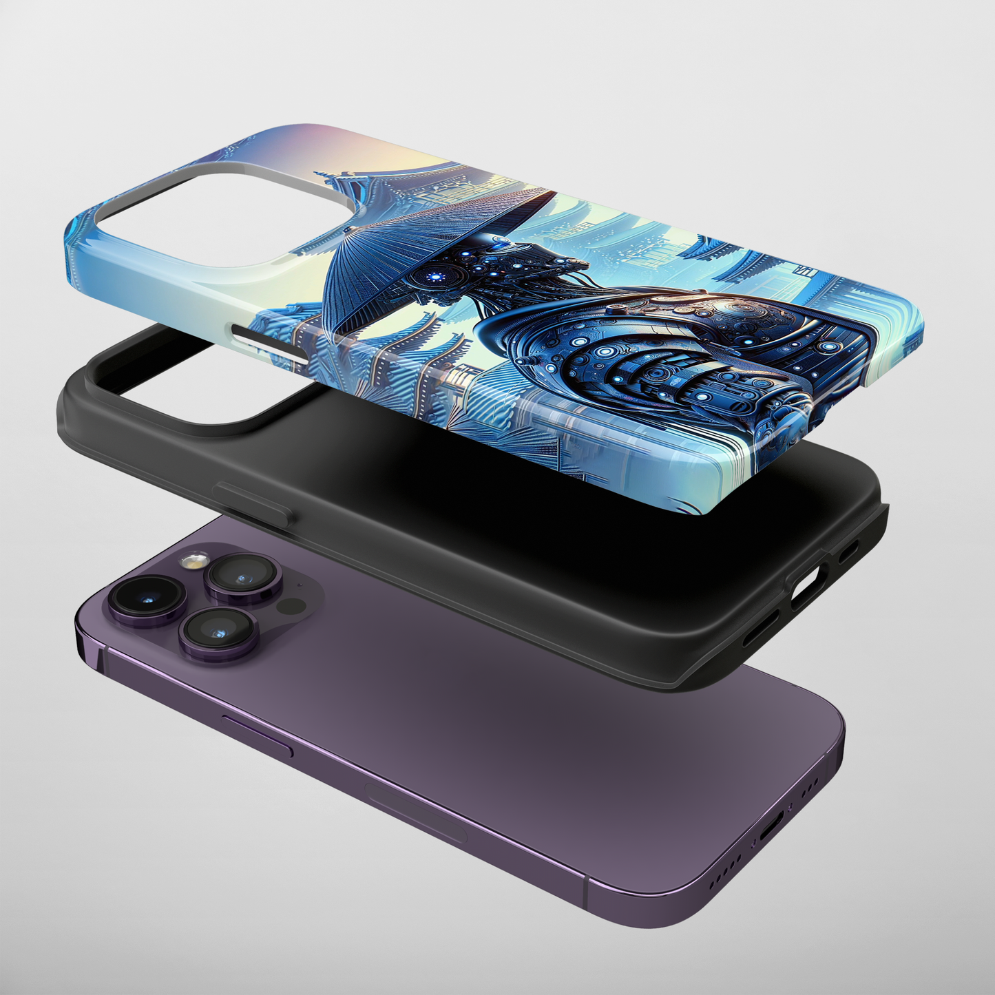 Neo-Tokyo Sentinel (iPhone Case 11-15)Safeguard Your iPhone in Style with RIMA Tough Cases. Designed for iPhone 11-15, these cases offer the ultimate blend of sophistication and resilience. Eco-consciousRimaGallery