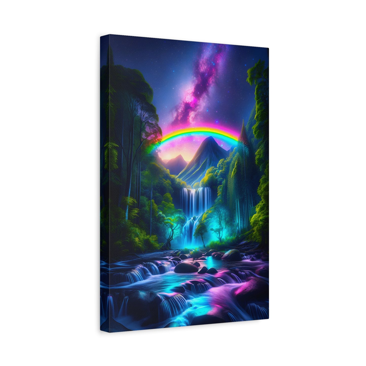 Galactic Falls (Canvas)Galactic Falls (Canvas  Matte finish, stretched, with a depth of 1.25 inches)
Make an art statement with RimaGallery's responsibly made canvases. Eco-friendly cottonRimaGallery