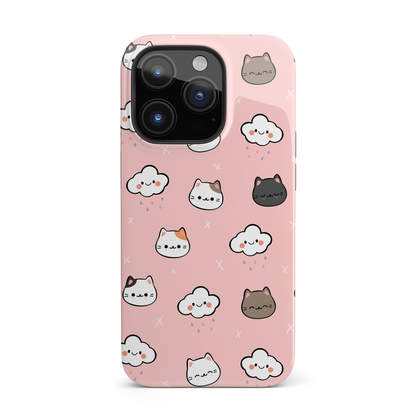 Purrfect Skies (iPhone Case 11-15)Shop RIMA Tough Phone Case for iPhone 11-15: Ultimate protection with double-layer defense, glossy finish, and wireless charging compatibility. Urban and weather-resRimaGallery