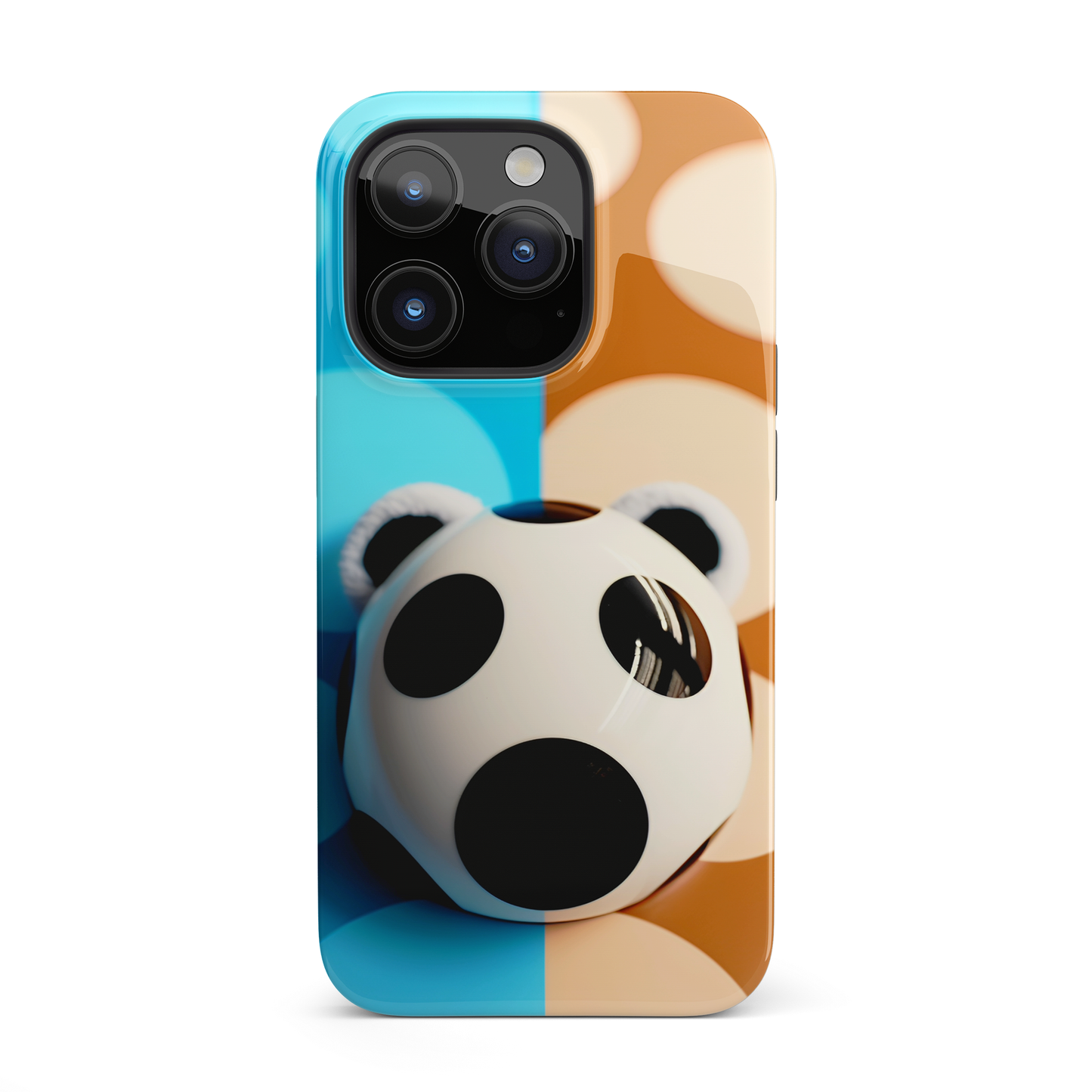 Panda Bear (iPhone Case 11-15)Revolutionize your iPhone's look and feel with RIMA Tough Phone Case – ultimate protection meets elegant style for iPhone 11-15. Grab yours now! 🛡️📱RimaGallery