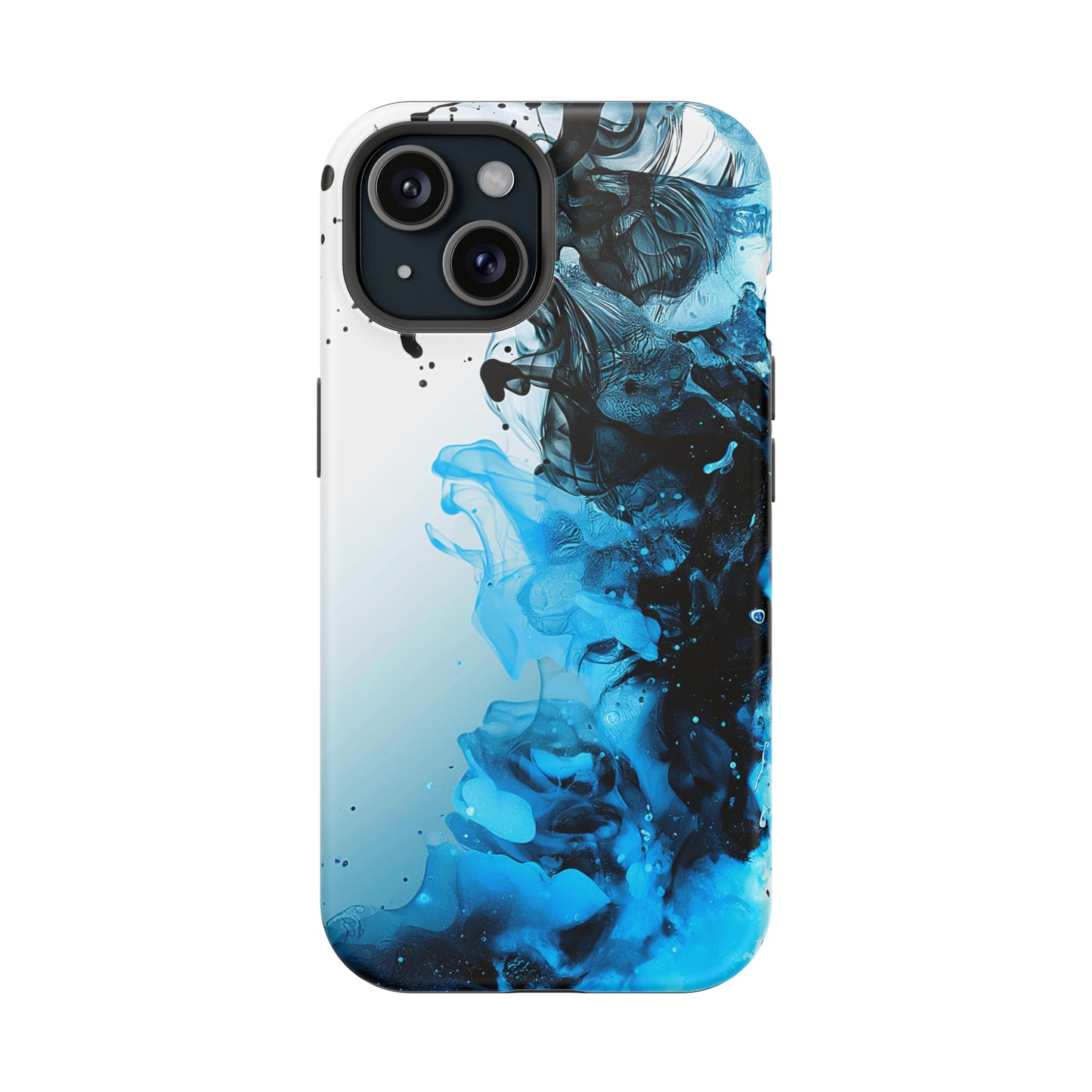 Ocean Fizz (iPhone MagSafe Case)Elevate your iPhone's protection and style with RimaGallery's Ink swirls in oceanic hues on a MagSafe Case. Enjoy dual-layer defense, vibrant design choices, and MagRimaGallery