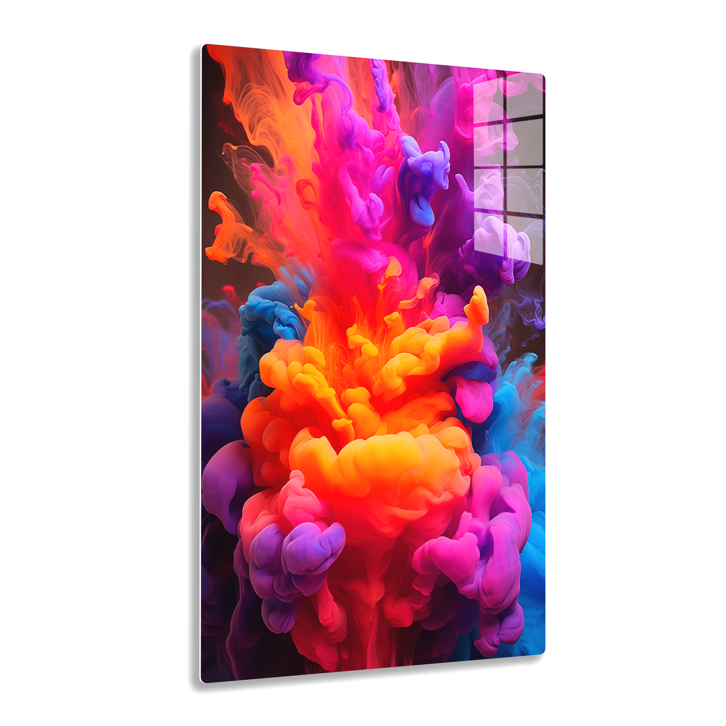 Neon Smoke (Acrylic)Elevate your space with dazzling acrylic prints of Neon Smoke from RimaGallery. Our glass-like 1⁄4” acrylic panels feature stunning prints that make an art statementRimaGallery